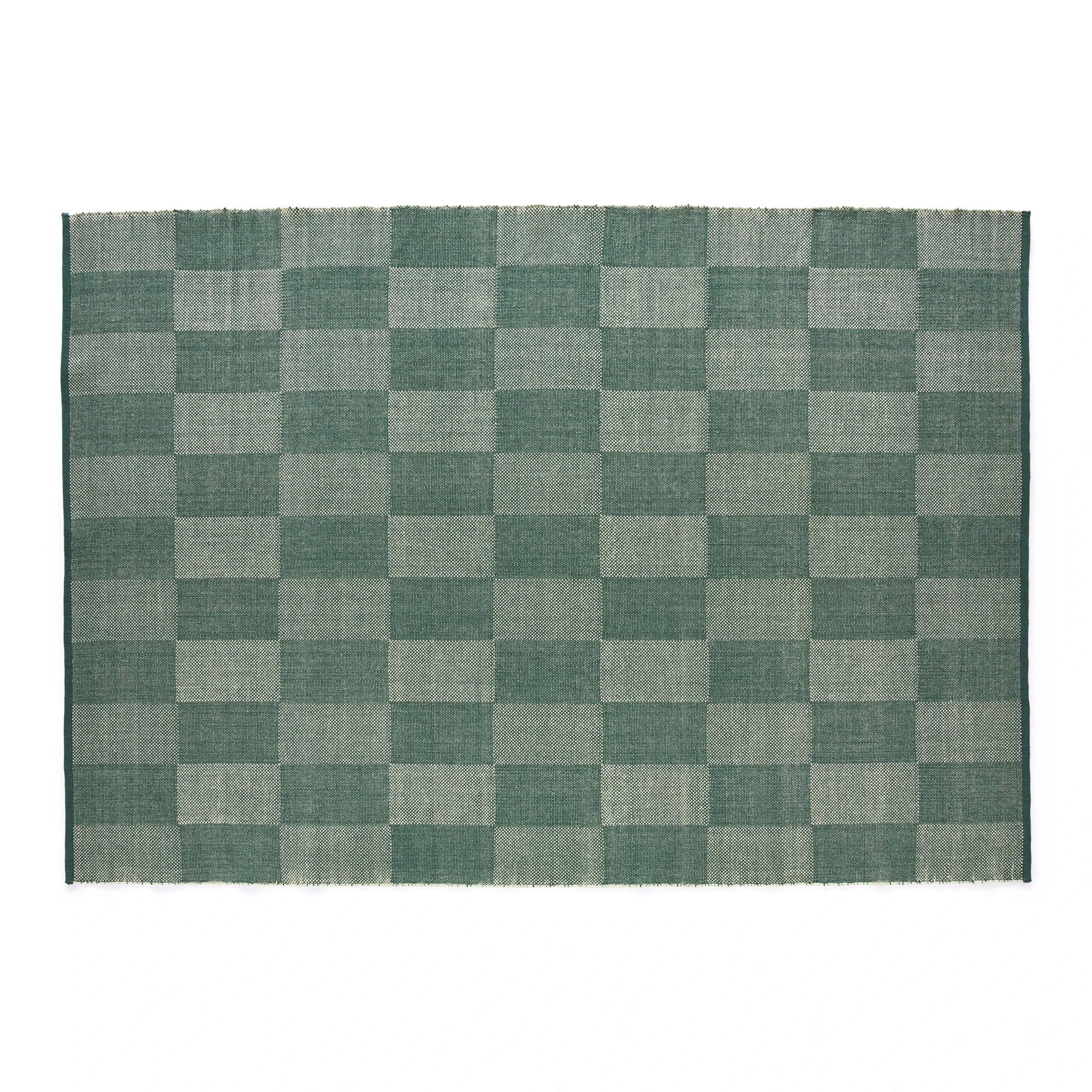 Check Rug 170 x 240 Green S Check
