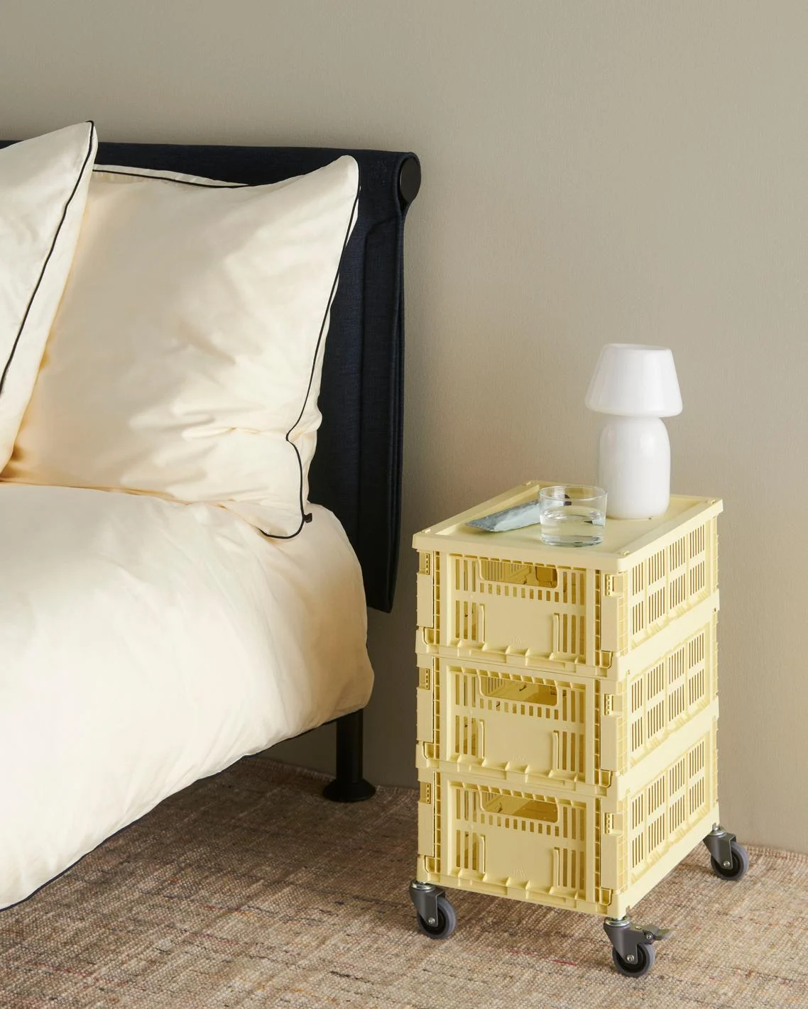 HAY Colour Crate Medium Light yellow