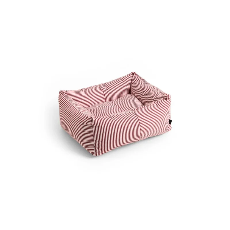 HAY Dogs Bed Zip X-Small Red and white stripe