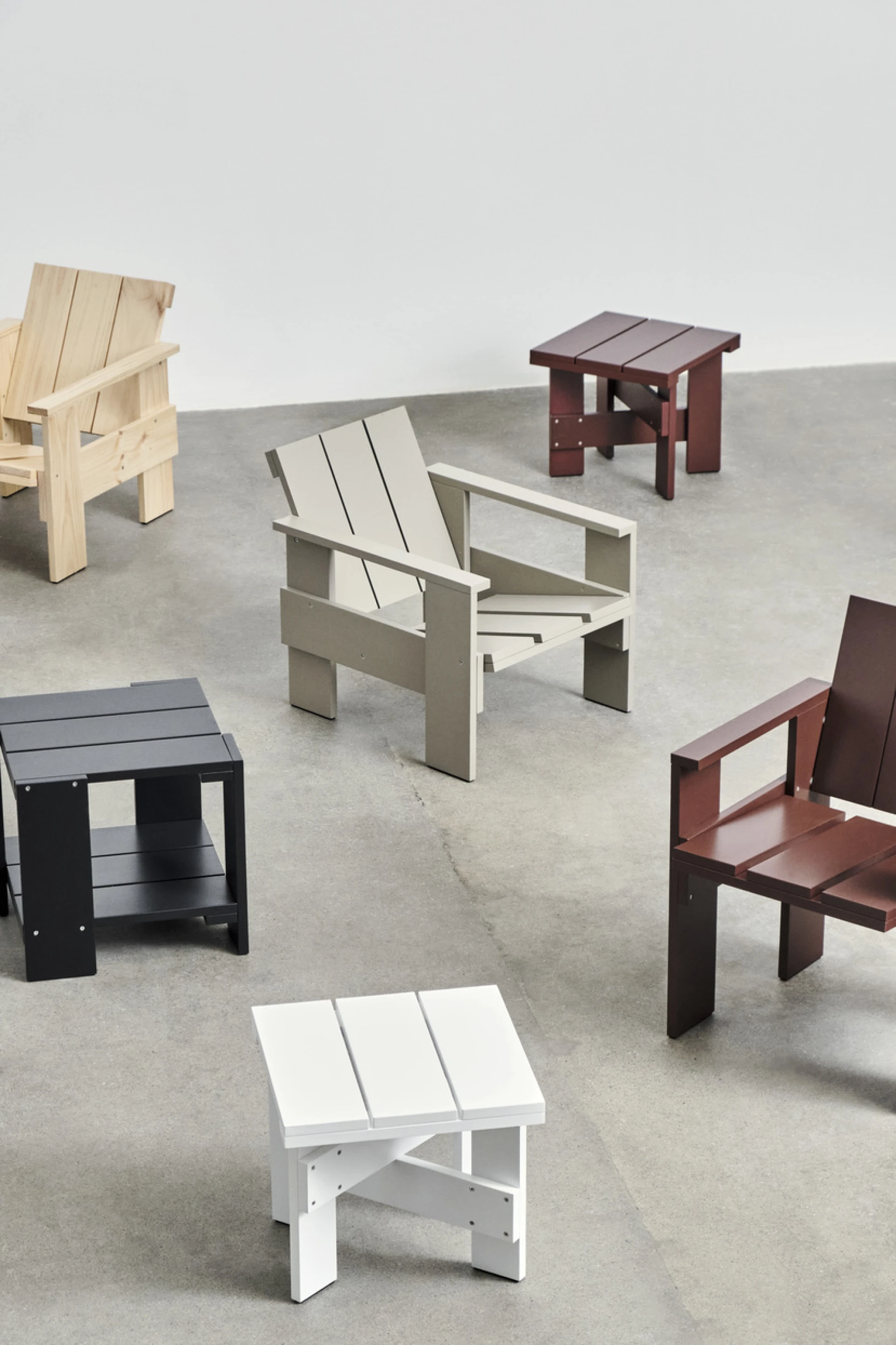 Crate Low Table White