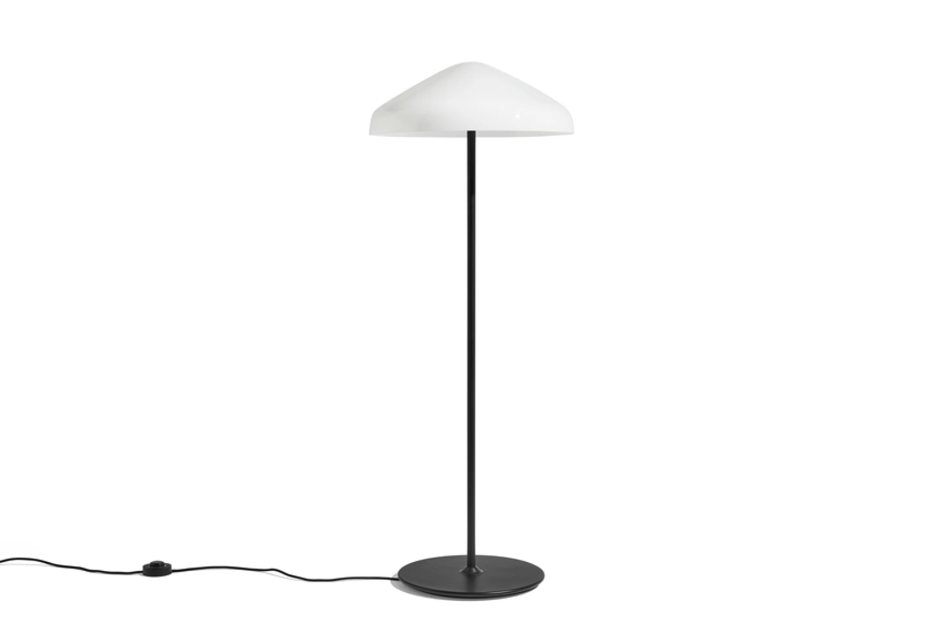 Pao Glass Floor Lamp White