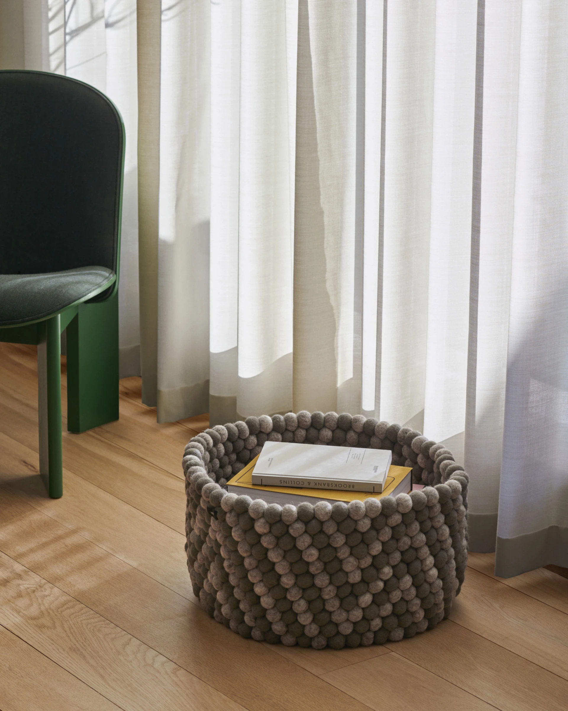 Bead Basket Grey 