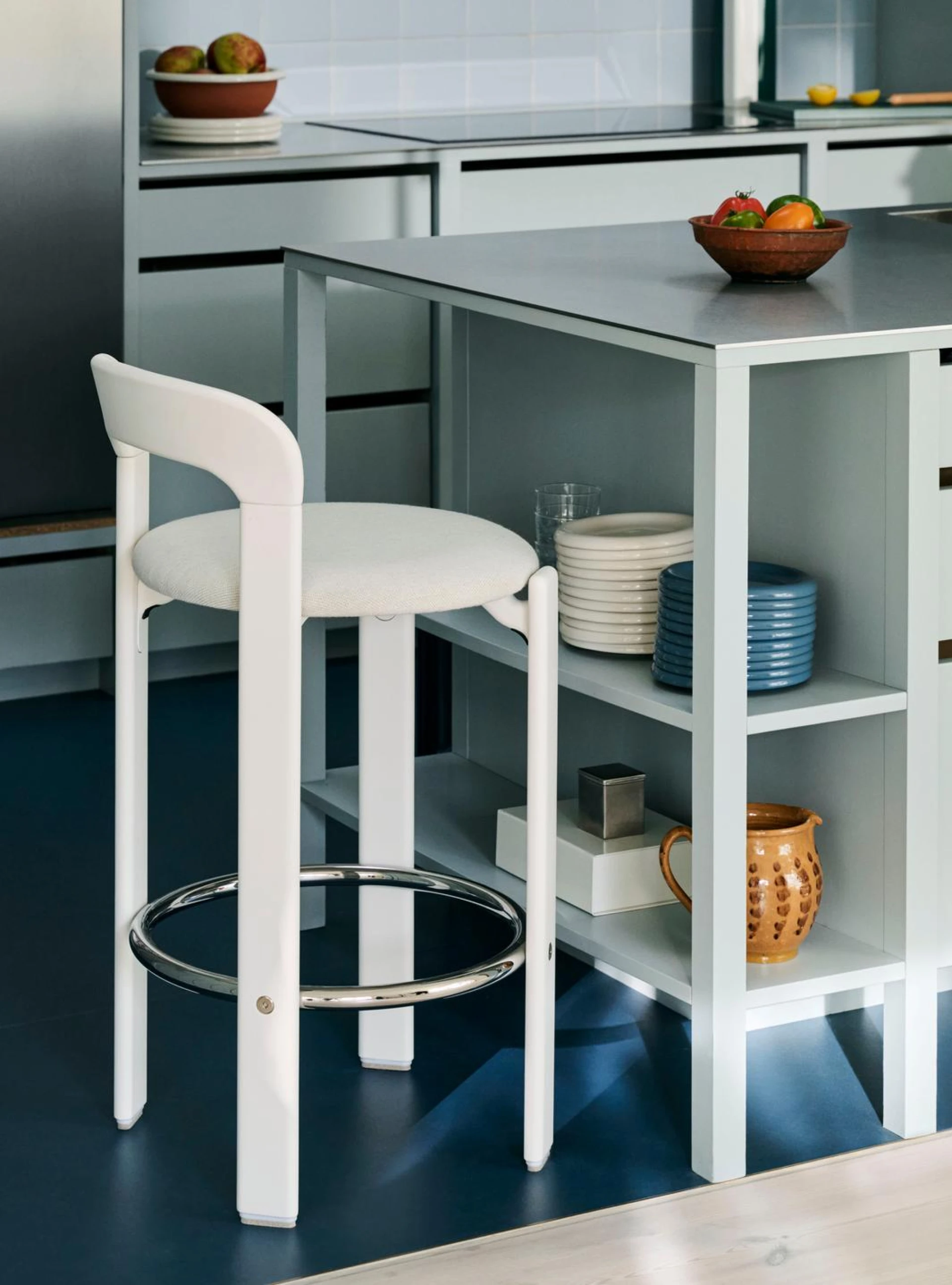 Rey Bar Stool Low Seat Upholstery