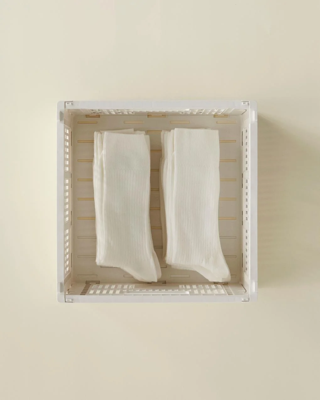 HAY Colour Crate Medium Square Off-white