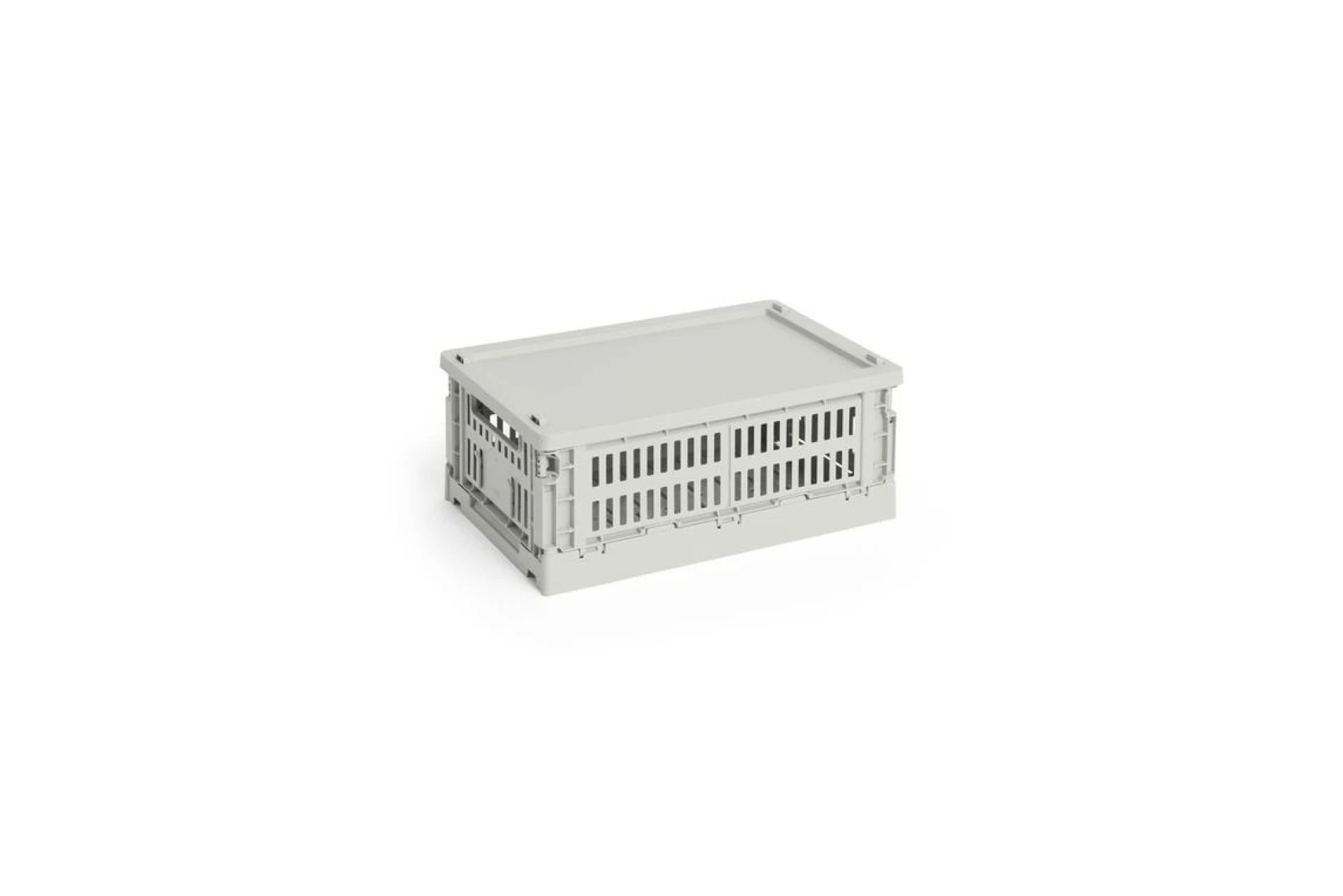 HAY Colour Crate Lid Plastic Small Grey