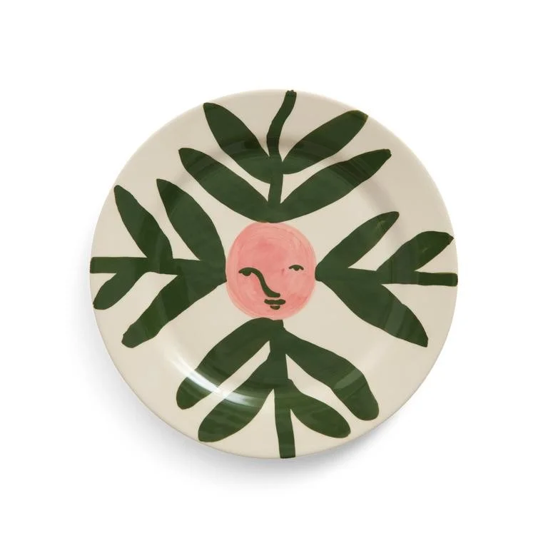 La Pittura Plate Ø24 Blush face vine