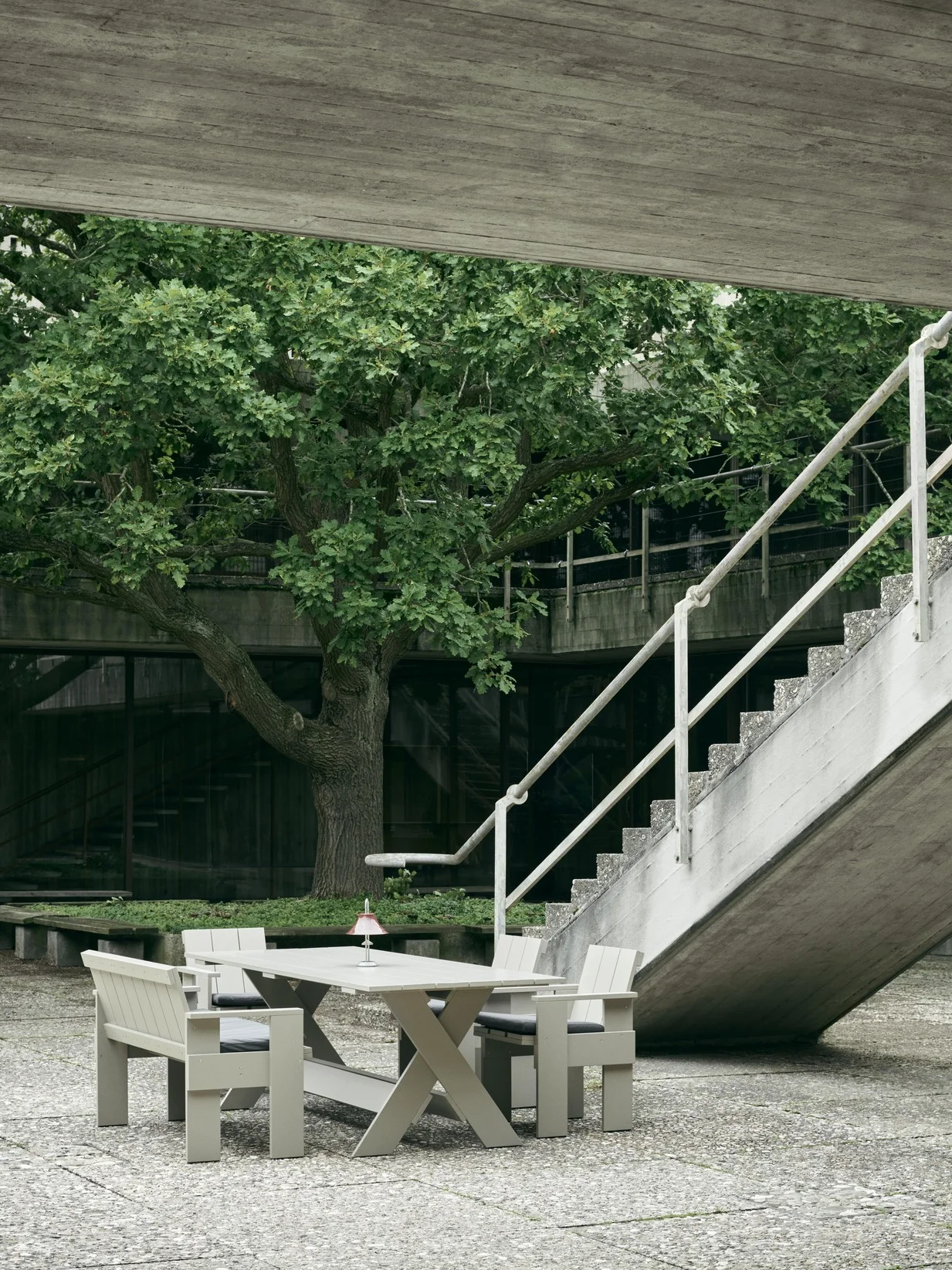 Seat Cushion for Crate Dining Bench Anthracite