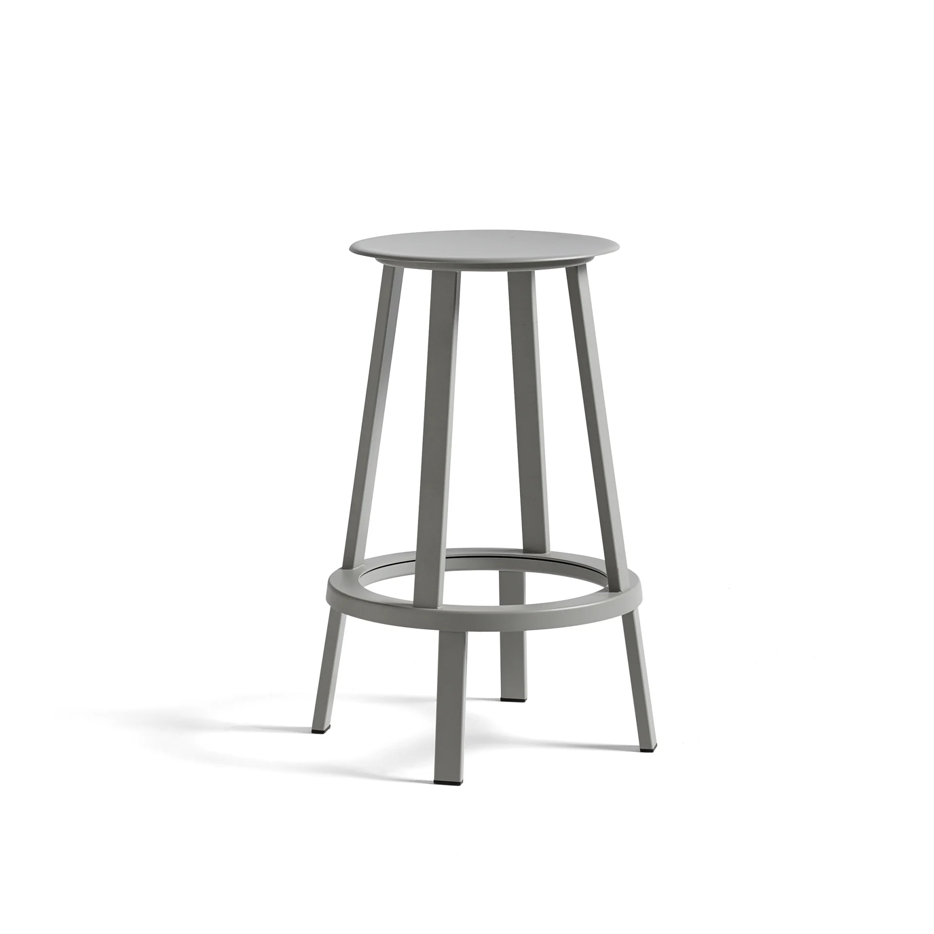 Revolver Bar Stool Low H65 Sky grey