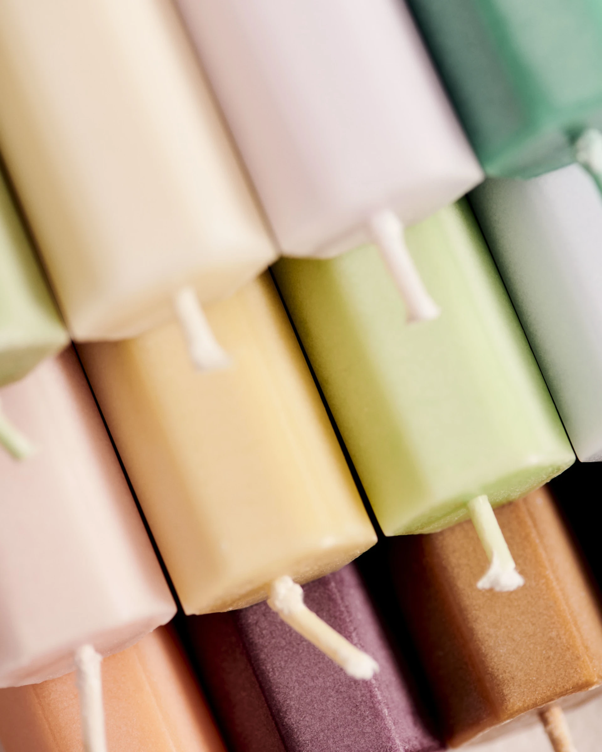 Hexagon Candle Fresh Set of 4 Hexagon Candle Fresh Set of 4