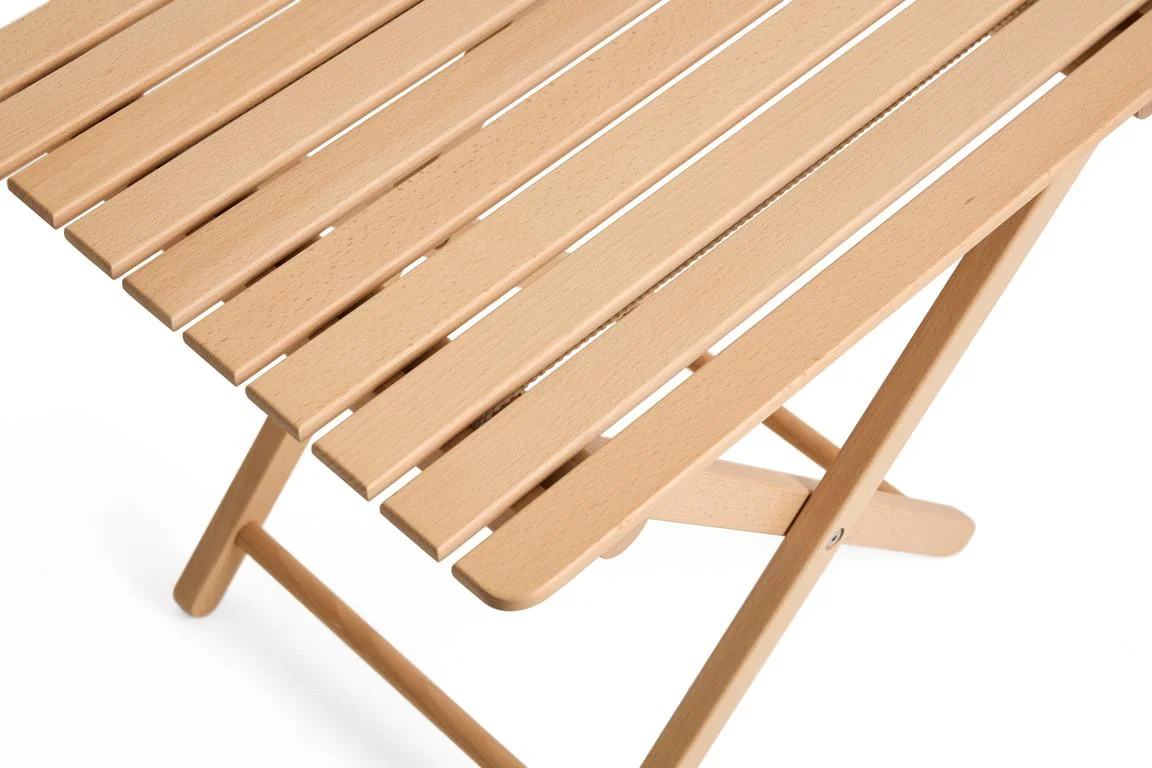 Outdoor Market Folding Table Small Natural
