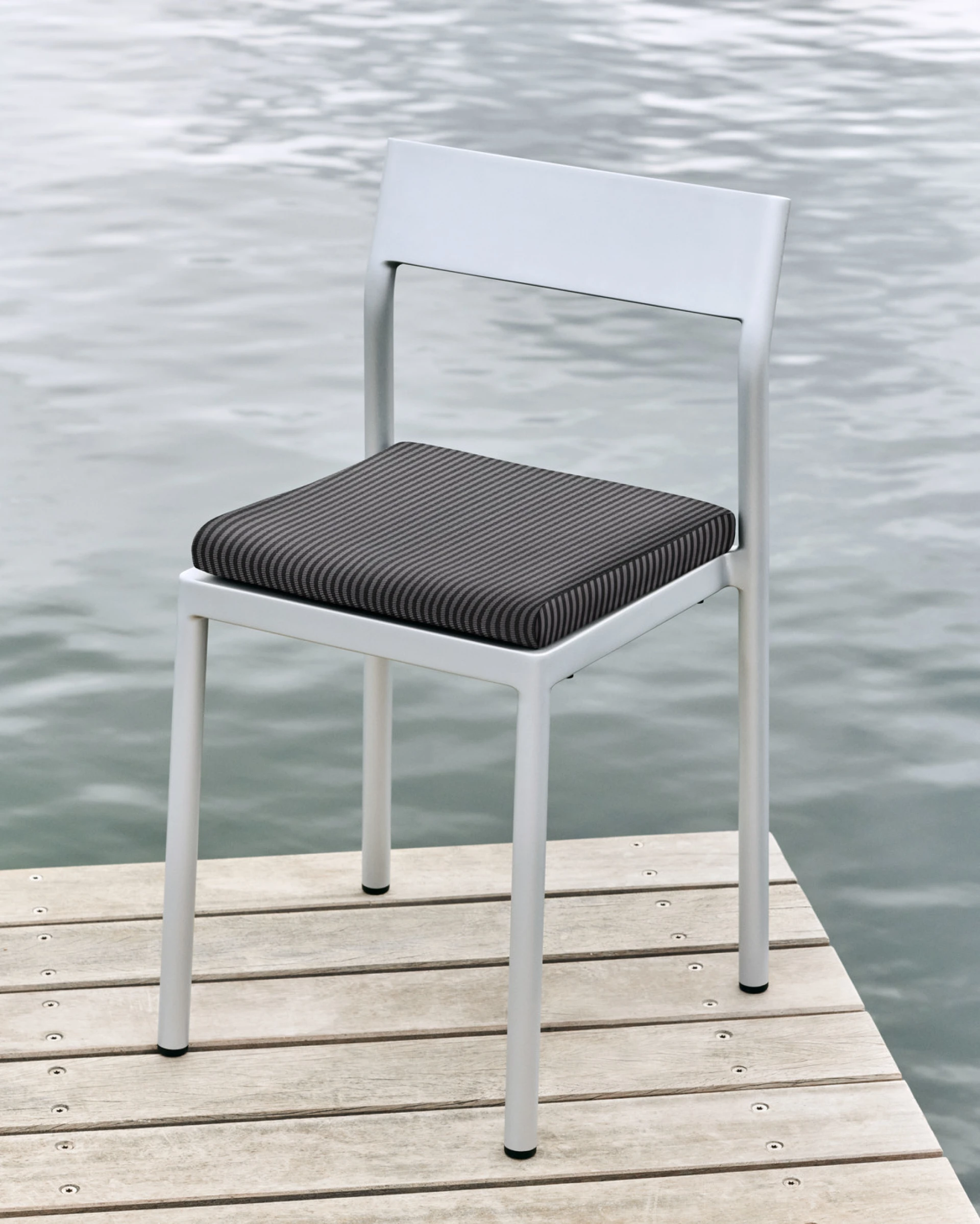Type Cushion Grey Black Stripe