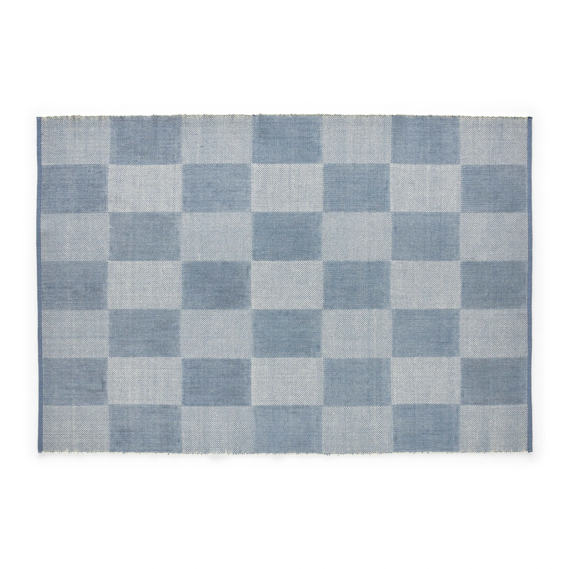 Check Rug 140 x 200 Light blue S Check