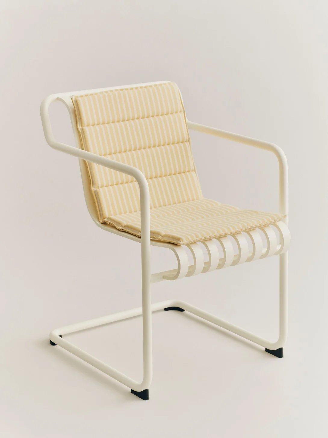 Terrazza Folding Seat Cushion 82 x 40 Yellow bold stripe