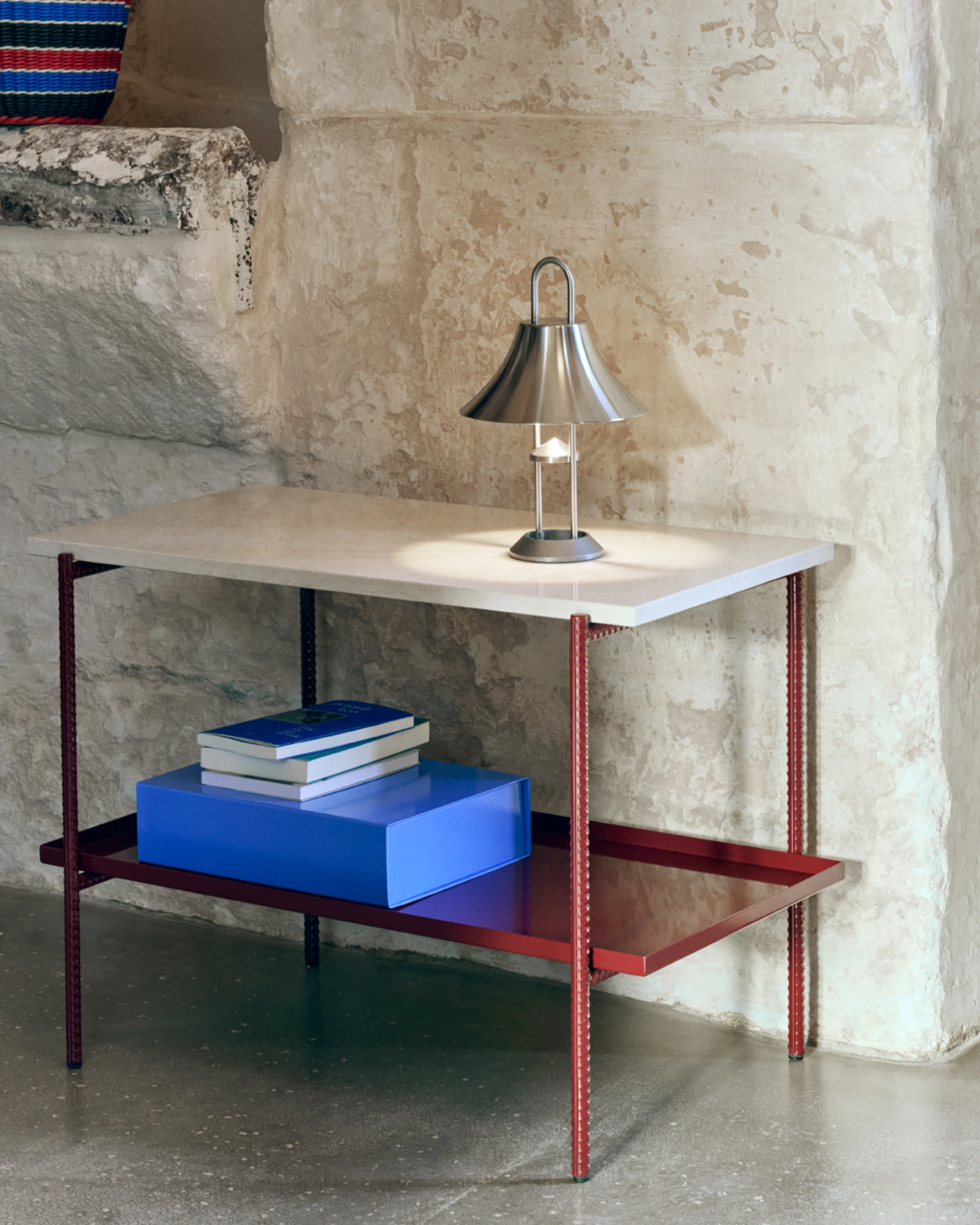 Mousqueton Portable Lamp Brushed stainless steel