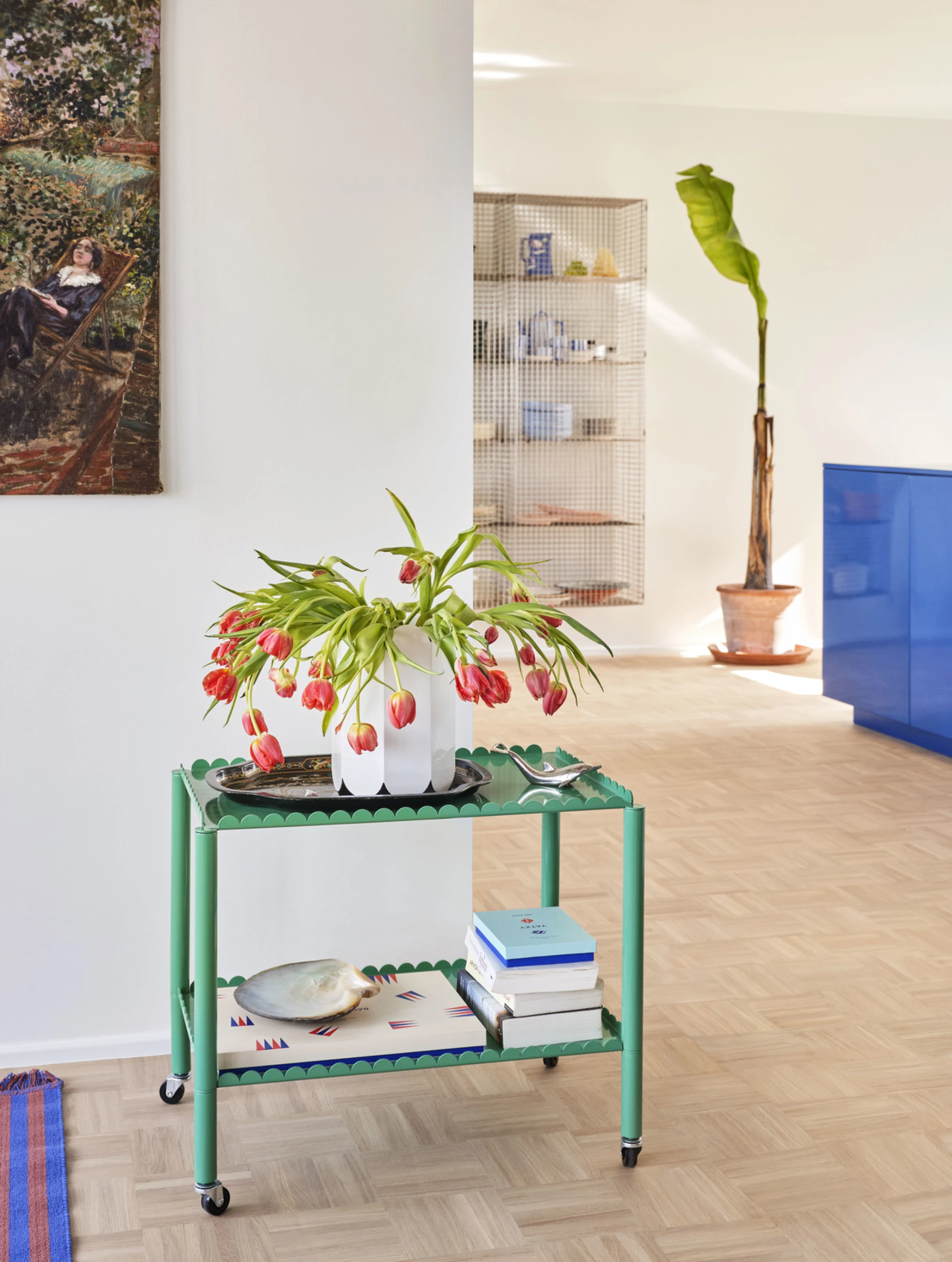 Arcs Trolley Low Soft jade