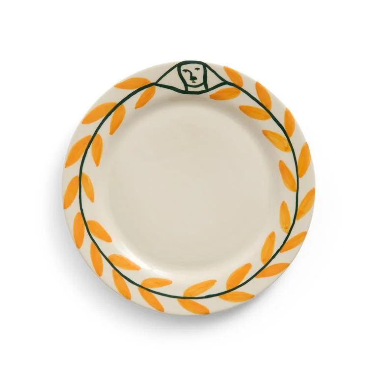 La Pittura Plate Ø24 Golden leaf