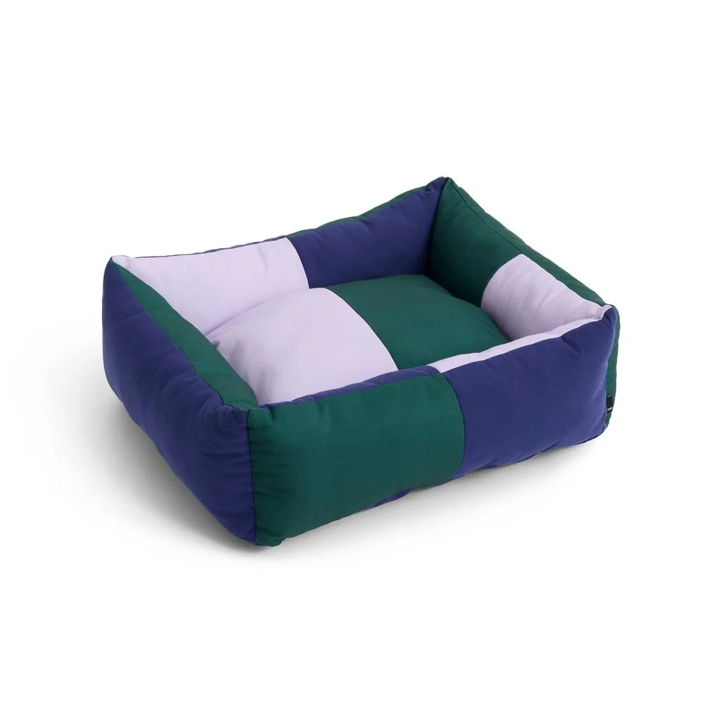 HAY Dogs Bed Zip Small Green, lavender and blue