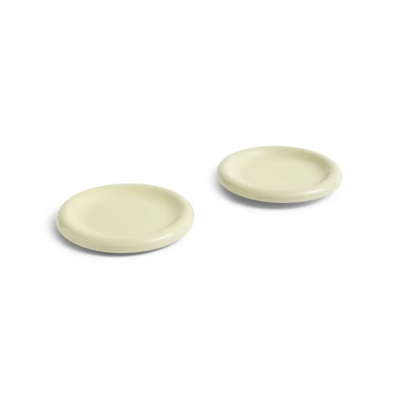 Barro Plate Set of 2 Ø18 Pistachio