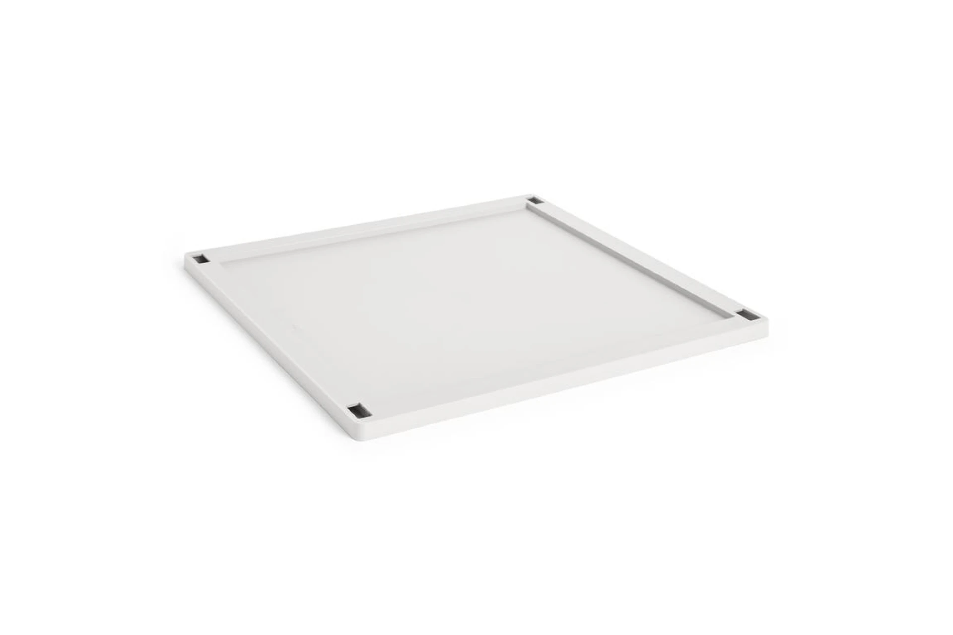 HAY Colour Crate Lid Plastic Large Square Off-white