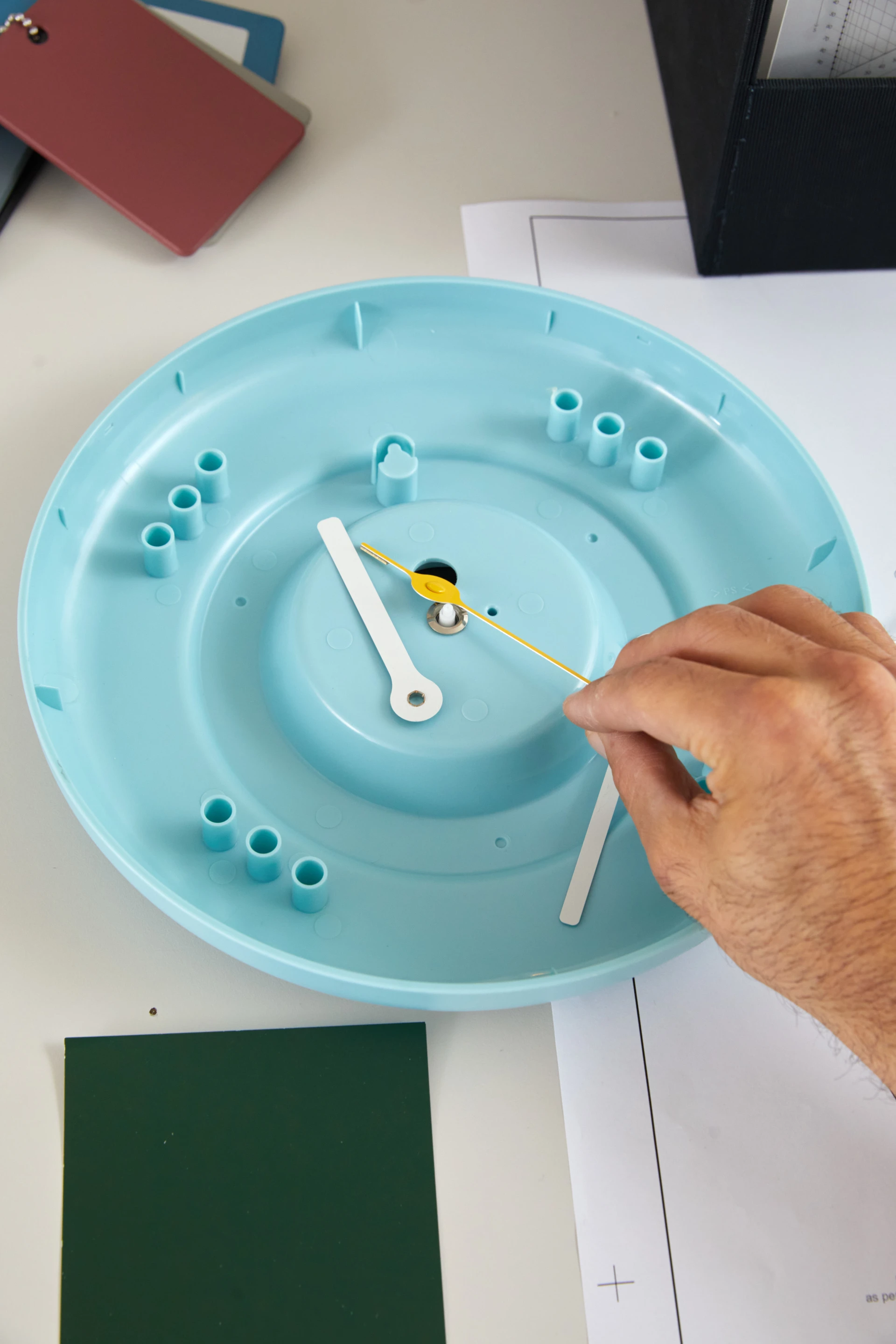Wall Clock Blue