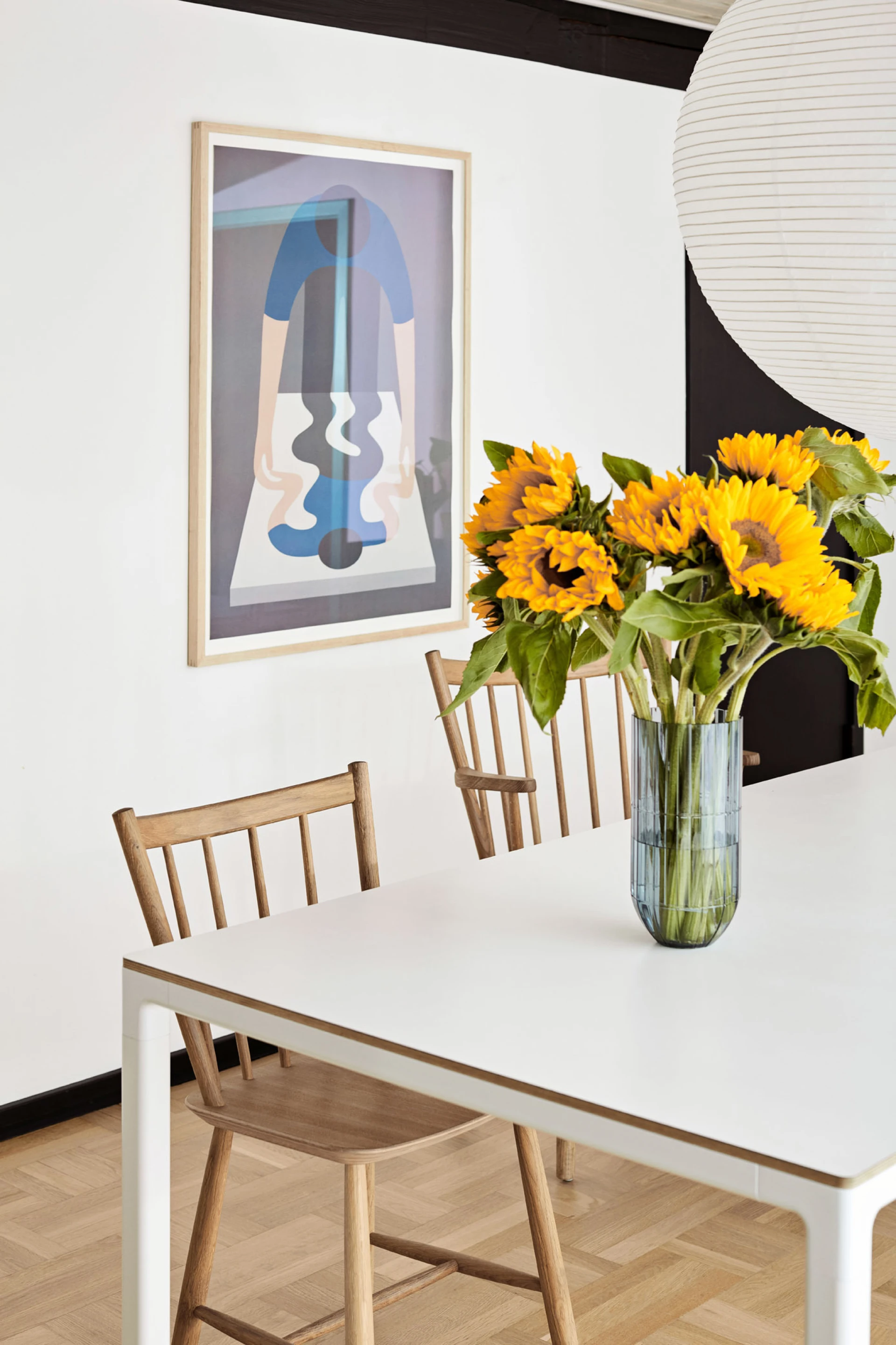 J41 Chair Water-based lacquered oak
