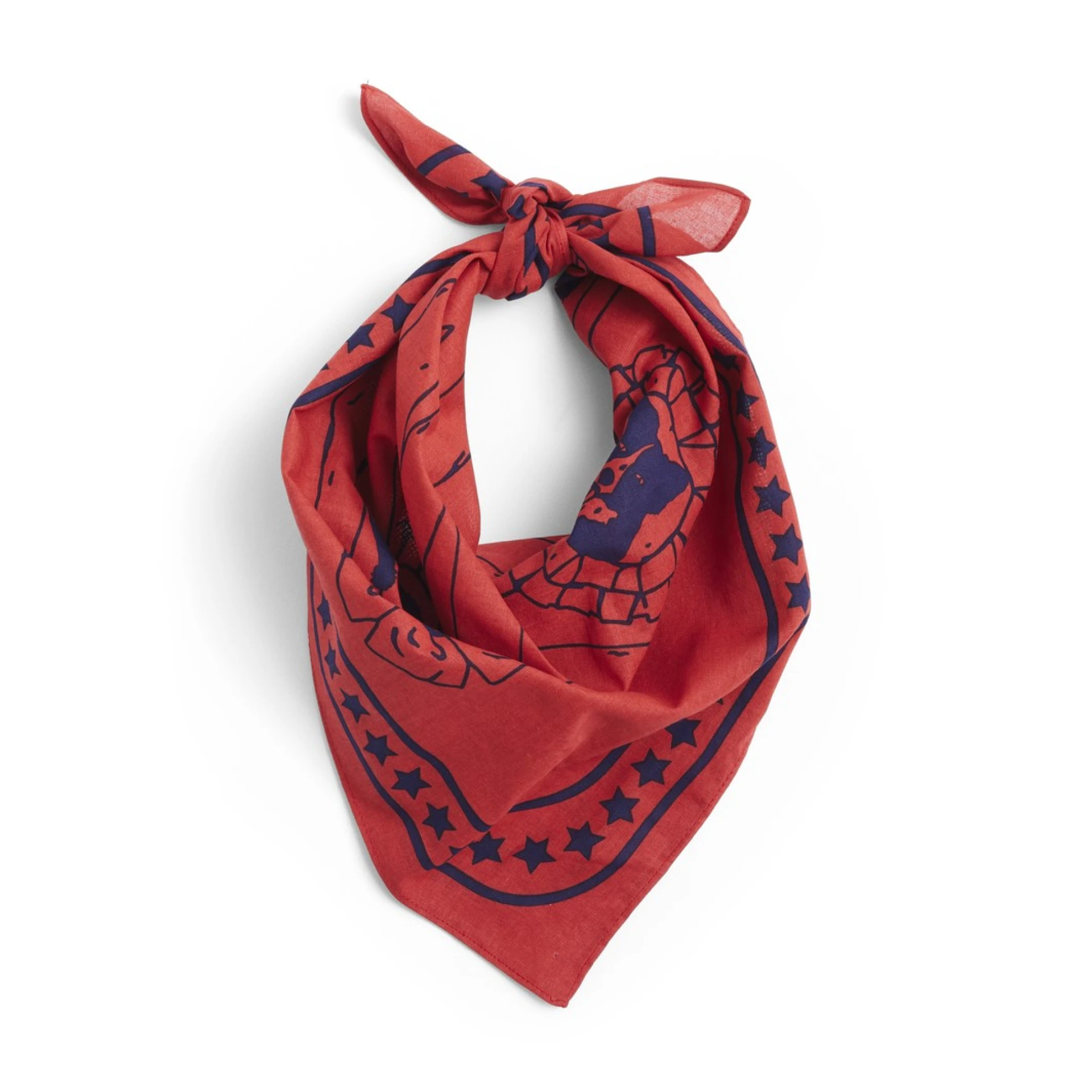 HAY Dogs Scarf 55 x 55 Red