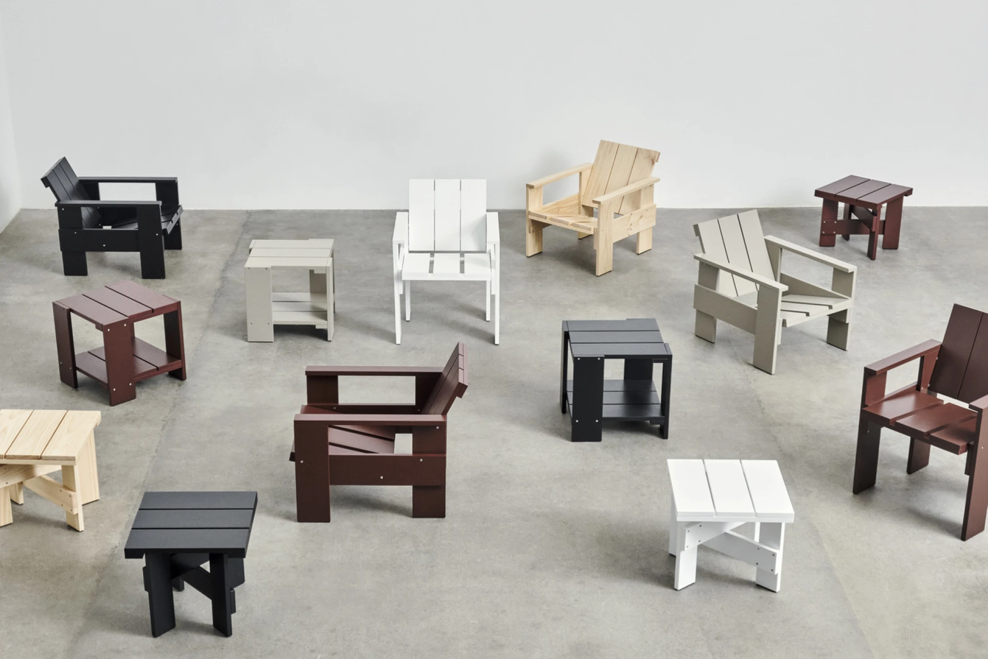 Crate Low Table White
