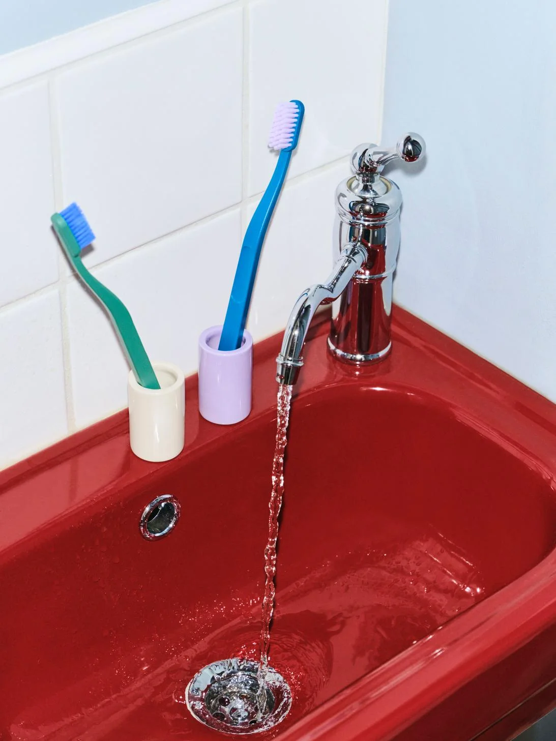 Tann Toothbrush Ocean blue and lavender