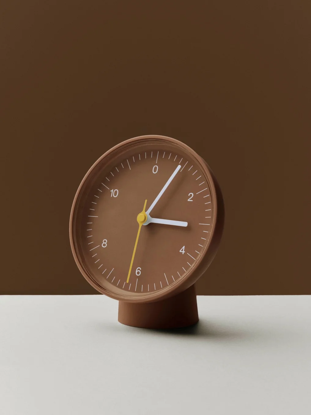 Table Clock Brown