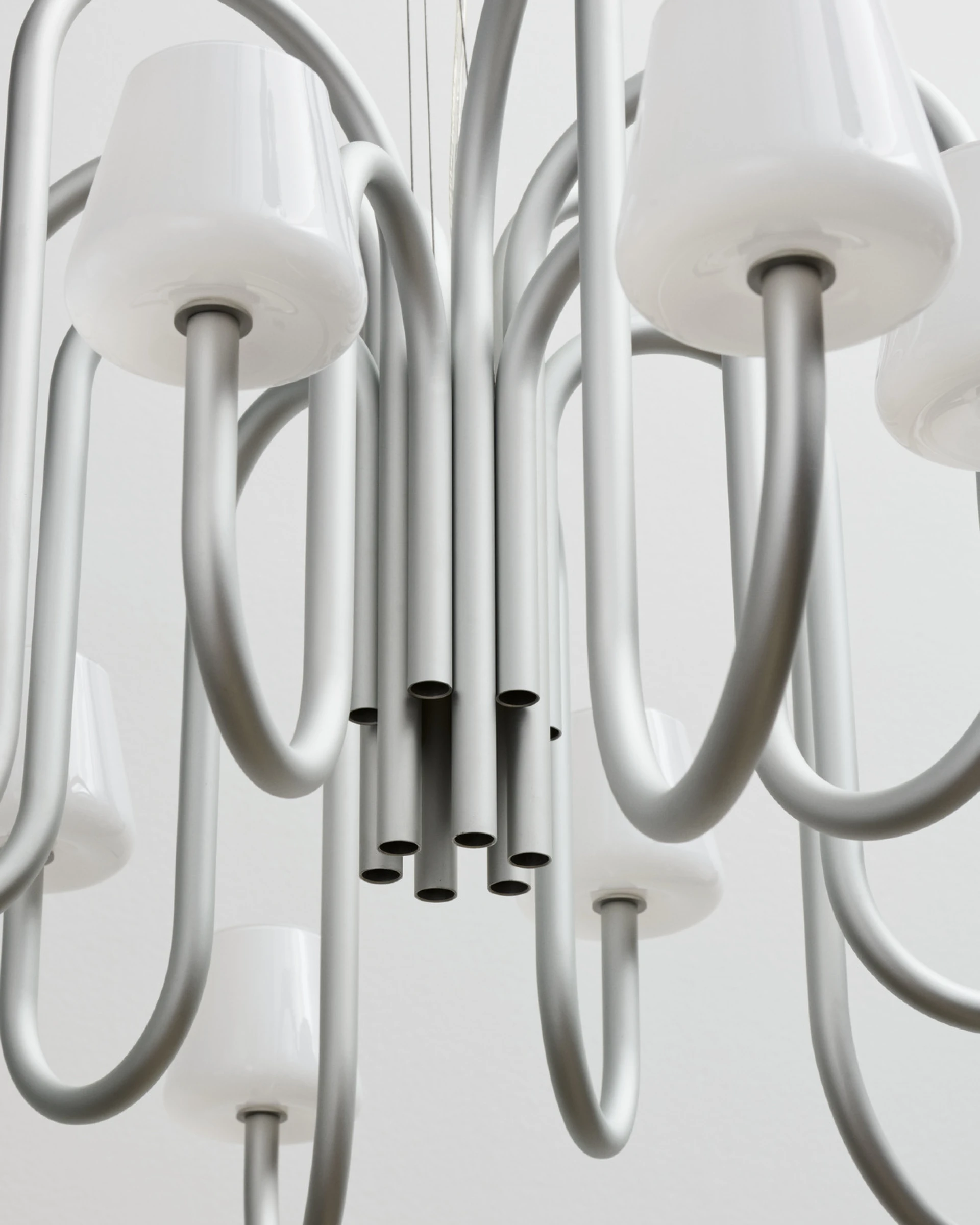 Apollo Chandelier 1065 White opal glass Apollo Chandelier 1065 White opal glass