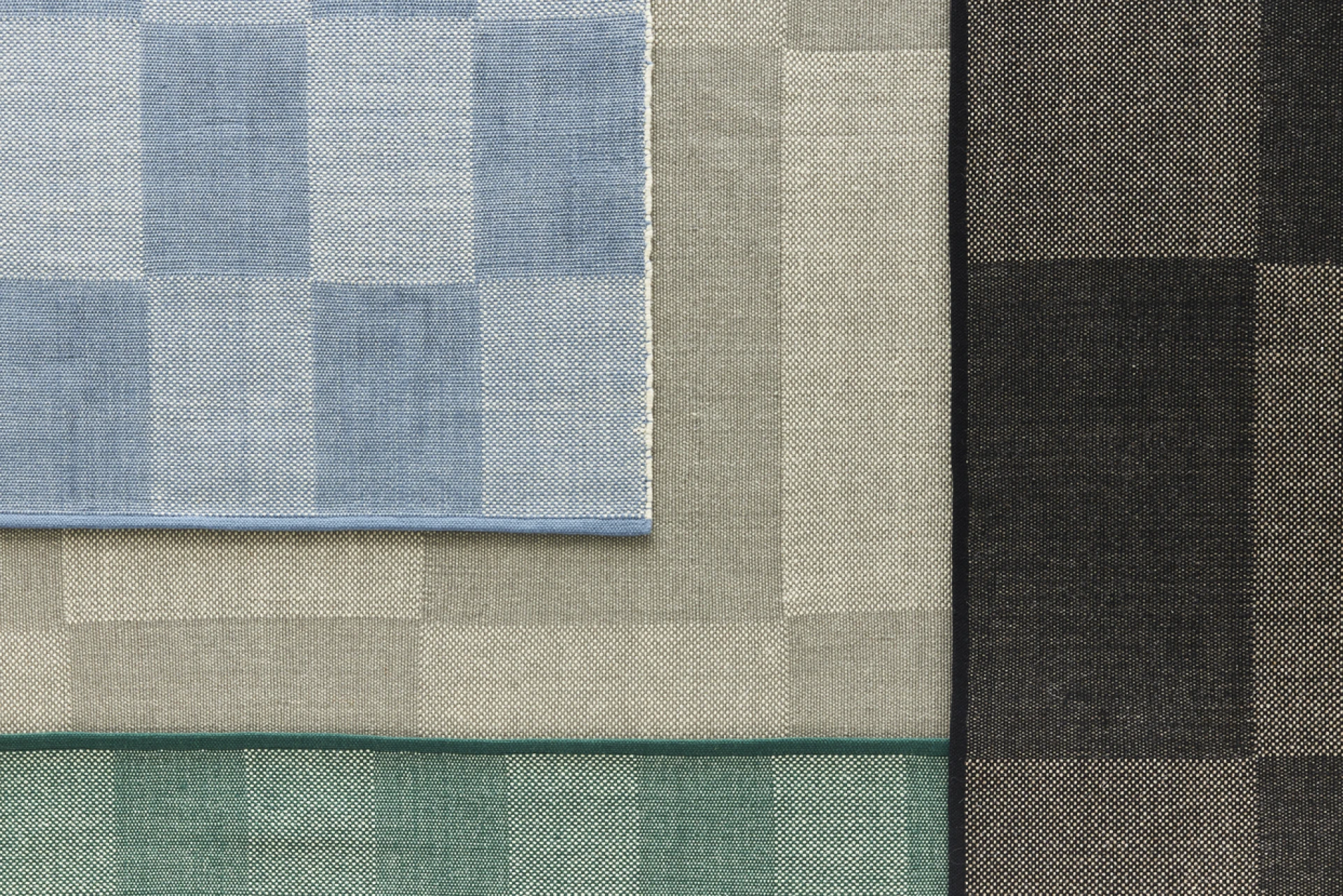 Check Rug 170 x 240 Light blue S Check
