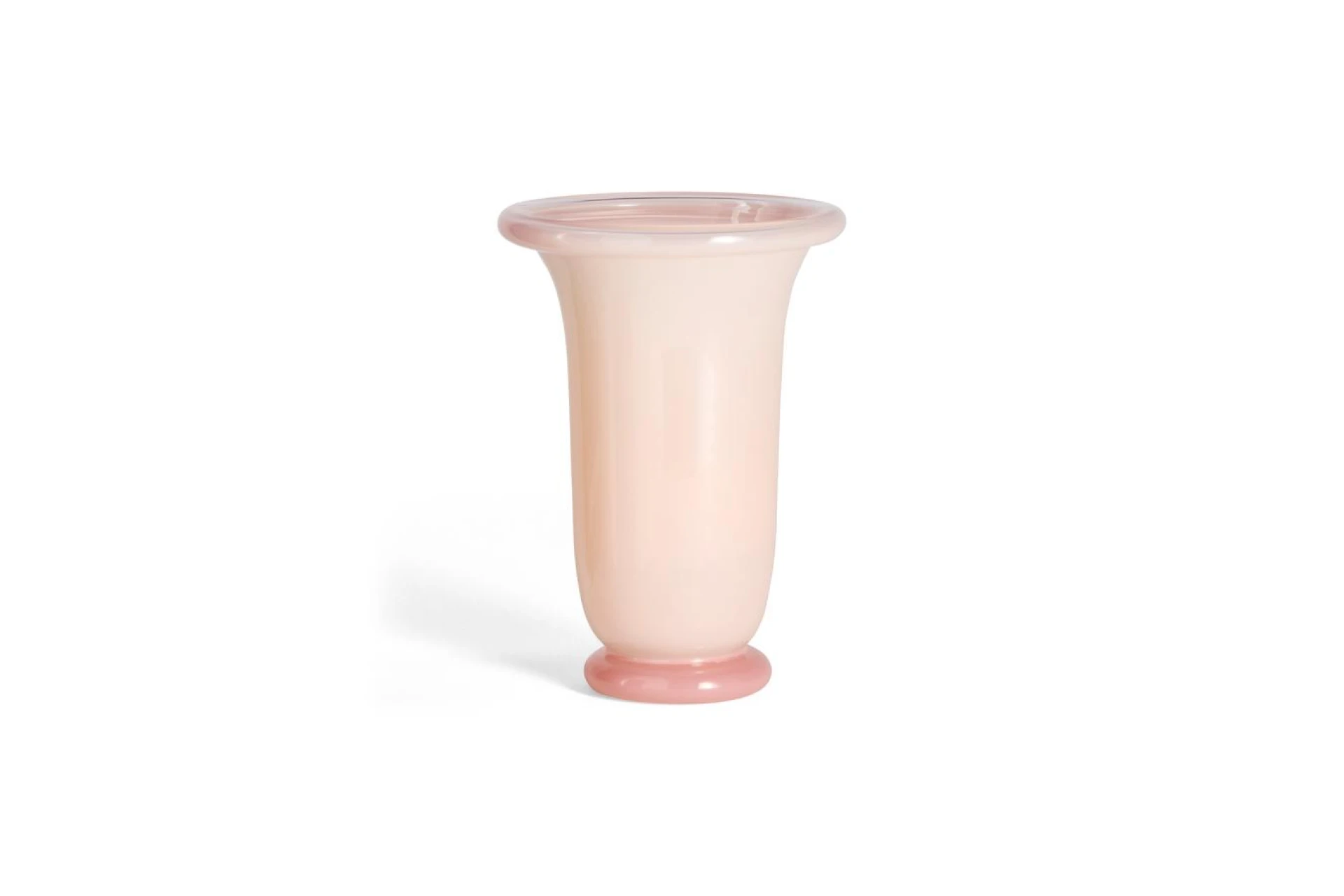 Empire Vase Medium Light pink with pink base