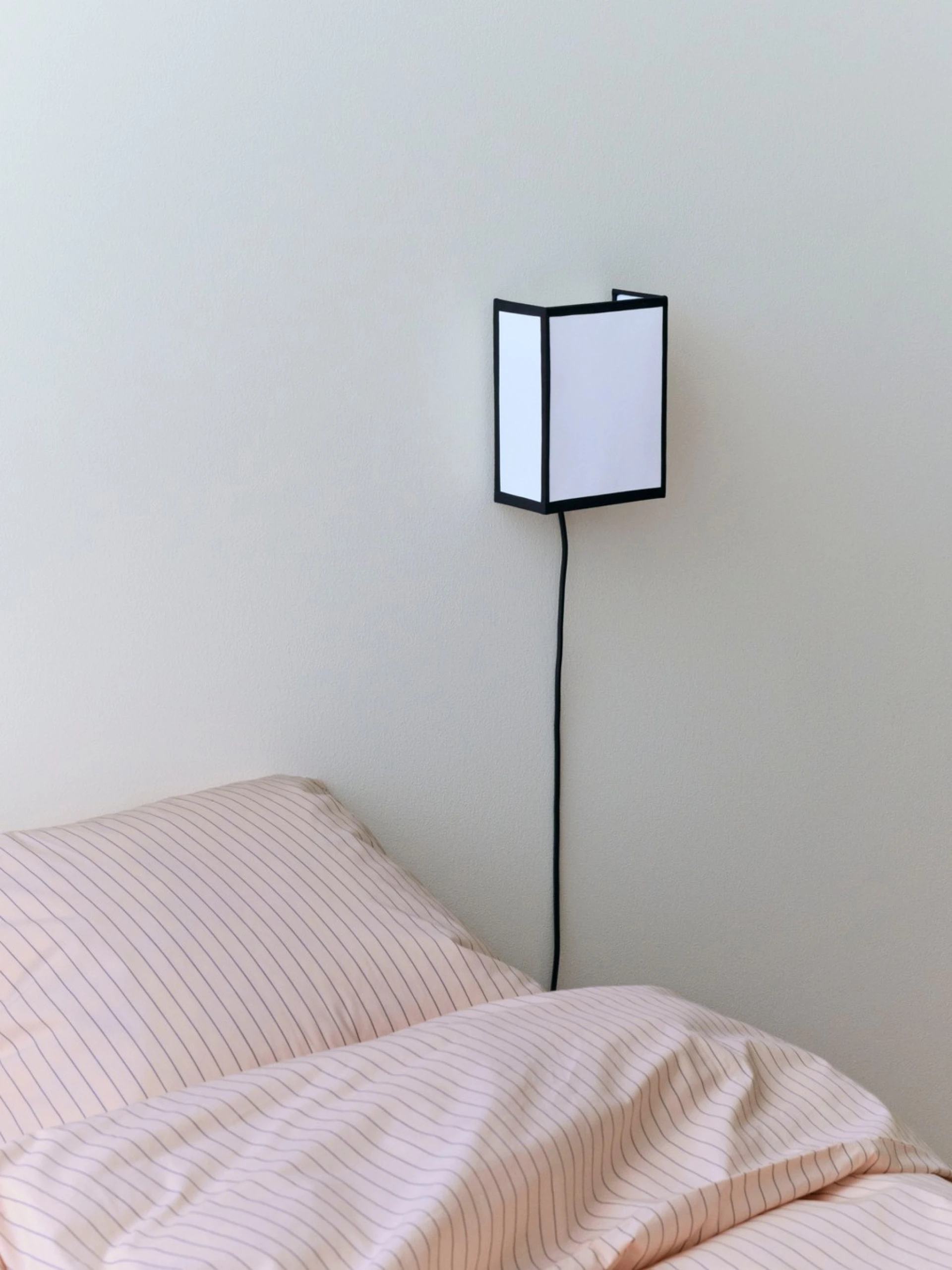 Ava Square Wall Lamp White
