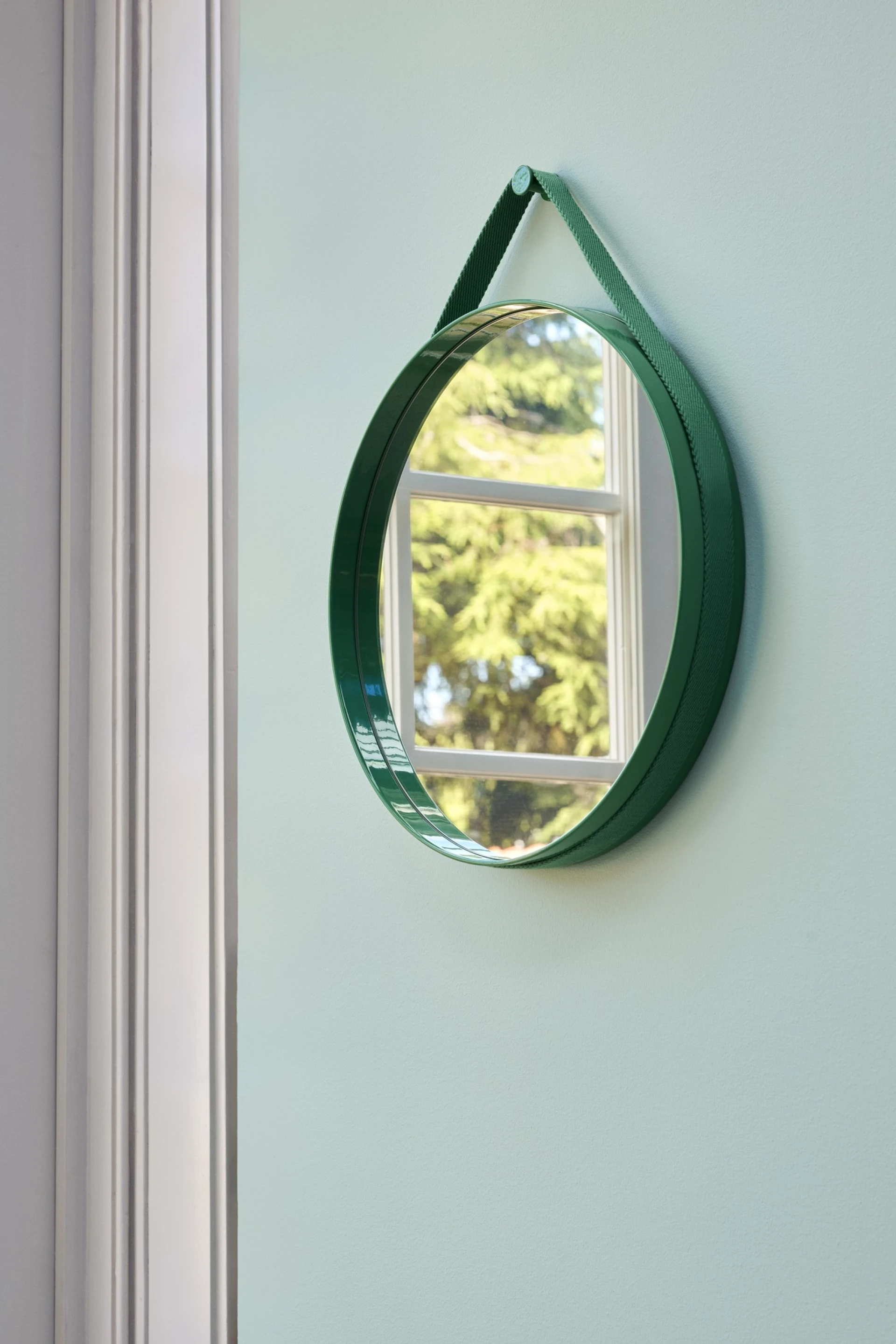 Strap Mirror D50 No. 2 Green