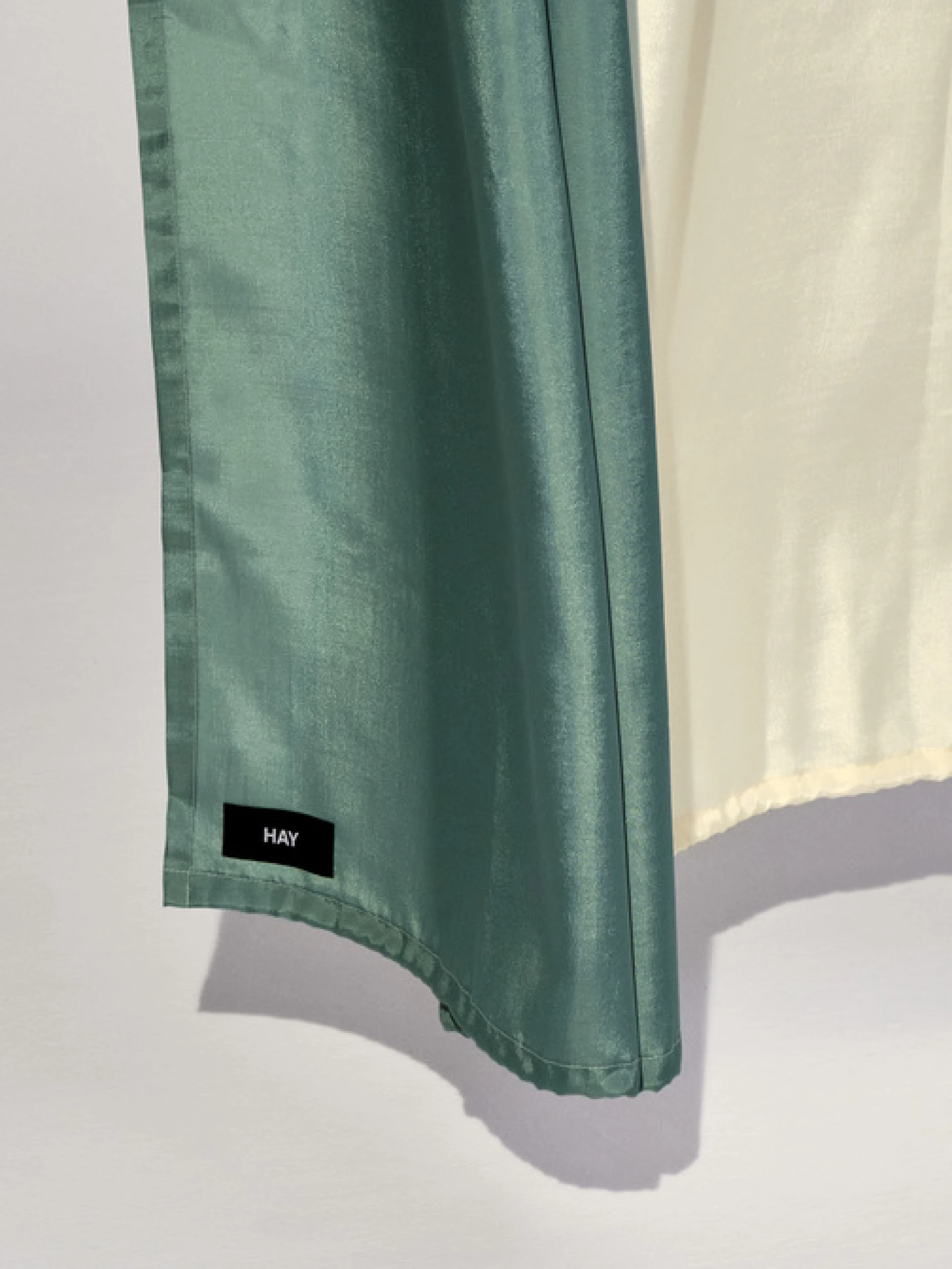 Check Shower Curtain Green