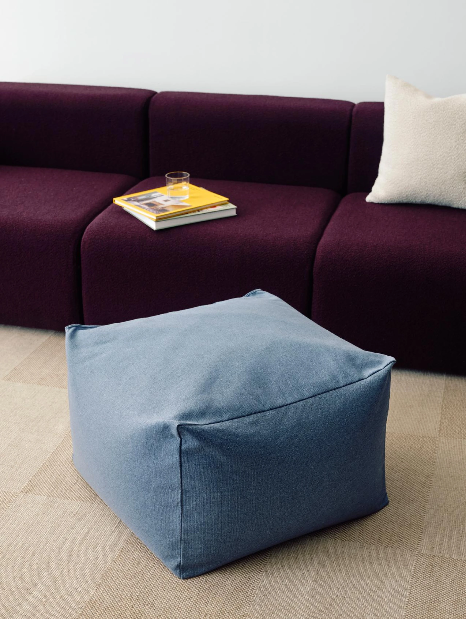 Pouf Story Blue