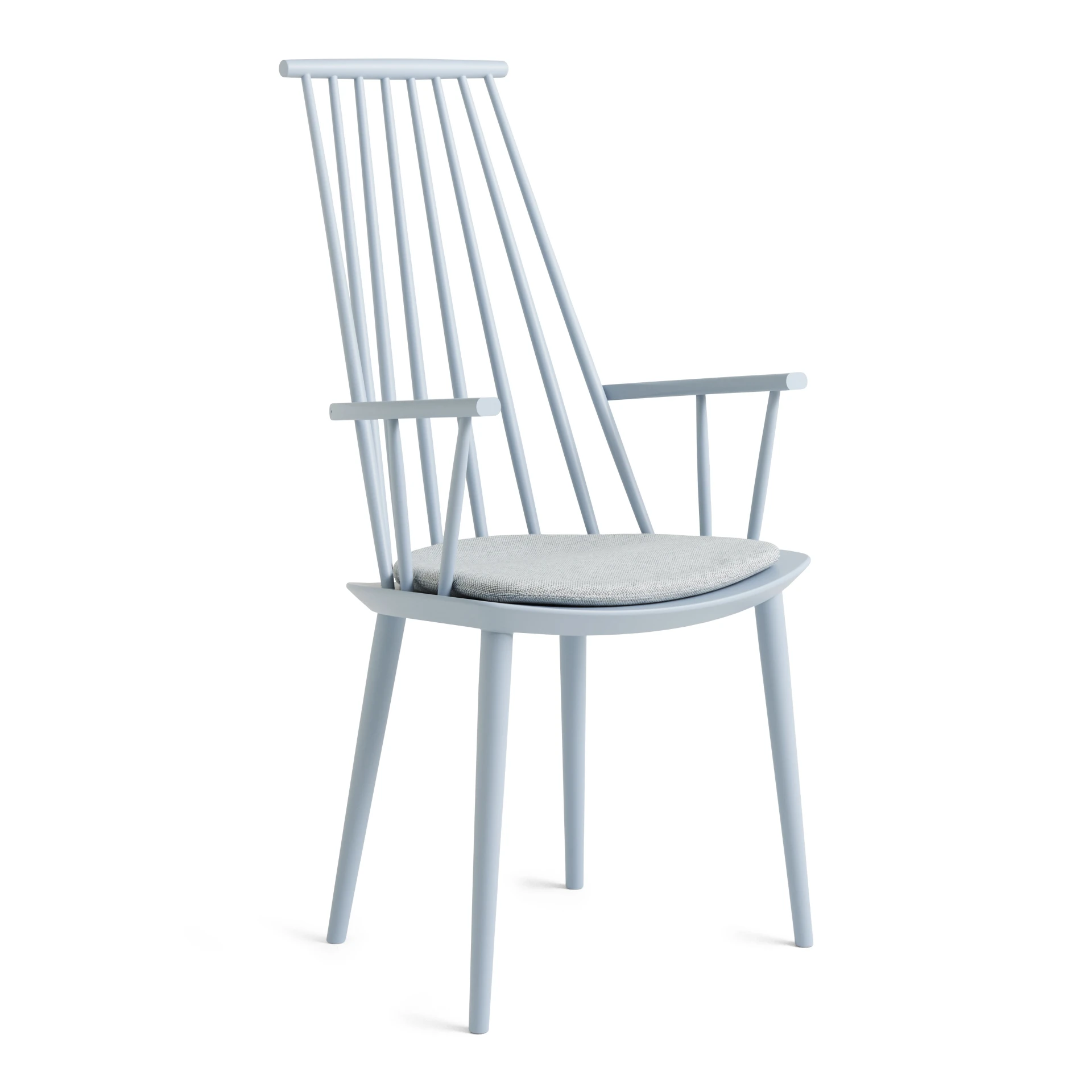 J110 Chair Beech Slate blue