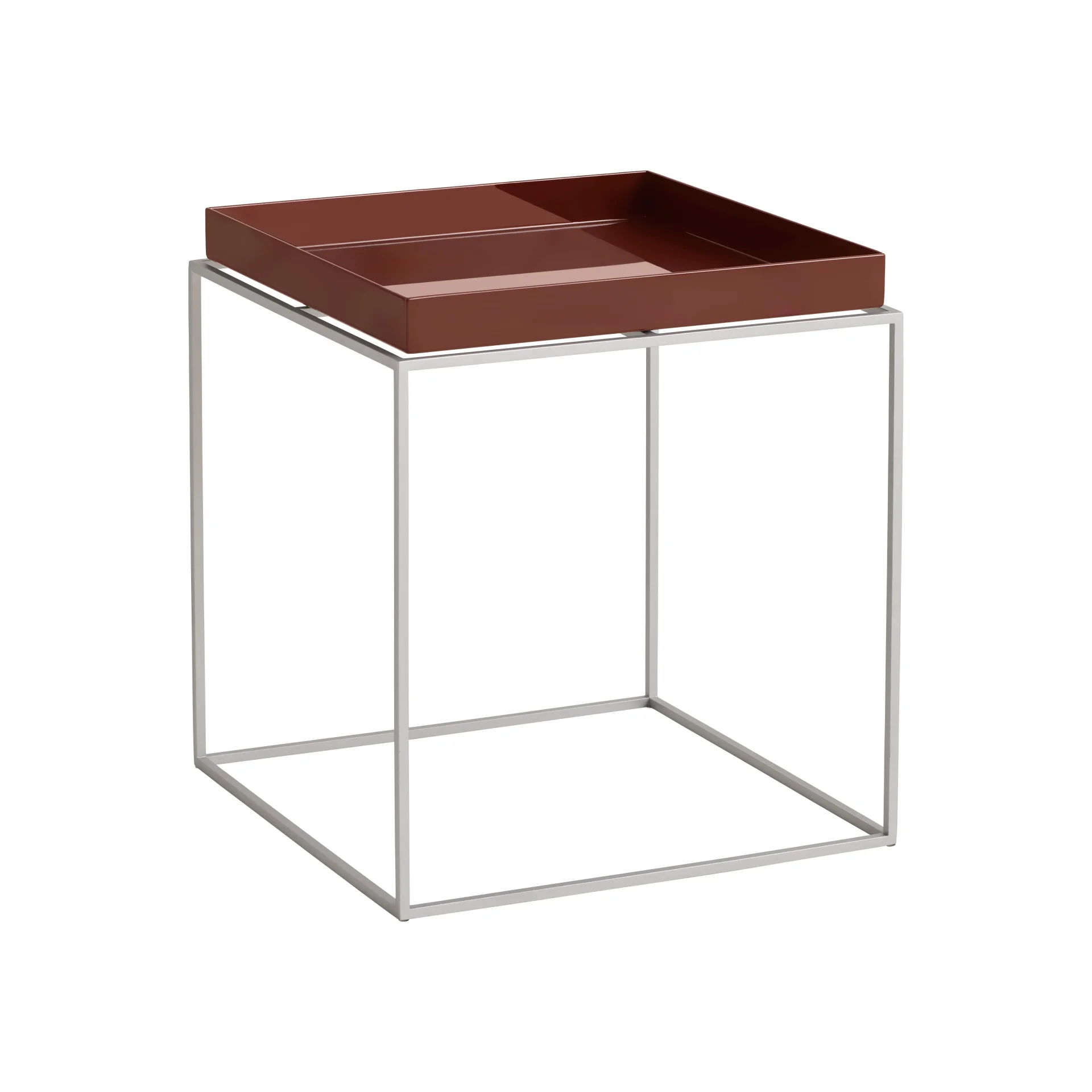 Tray Table Silicon Coated M L40 x W40 Chocolate 