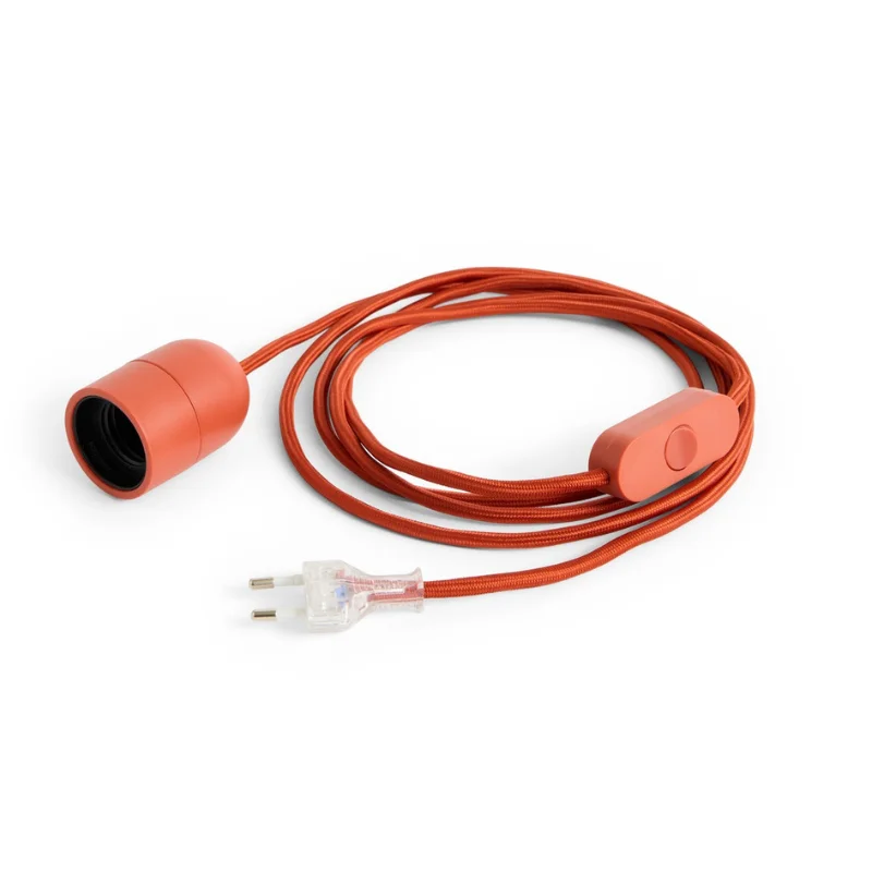 Common Table Cord set Rusty Red