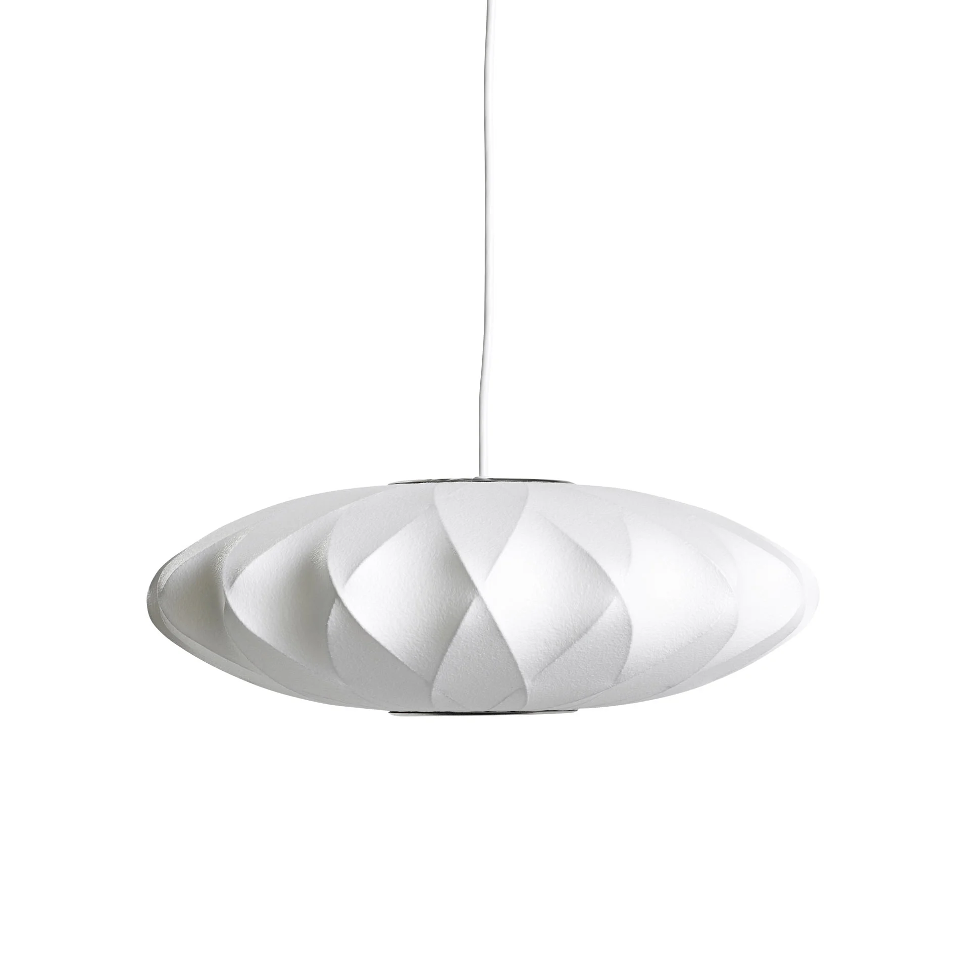 Nelson Saucer Crisscross Bubble Pendant S Off-white 