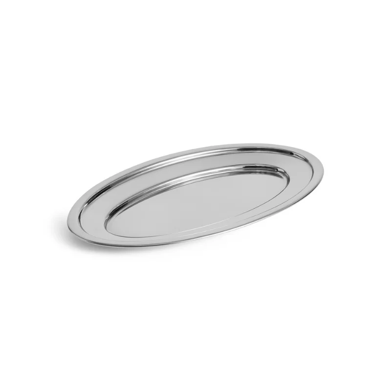 Essential Steel Oval Dish Medium