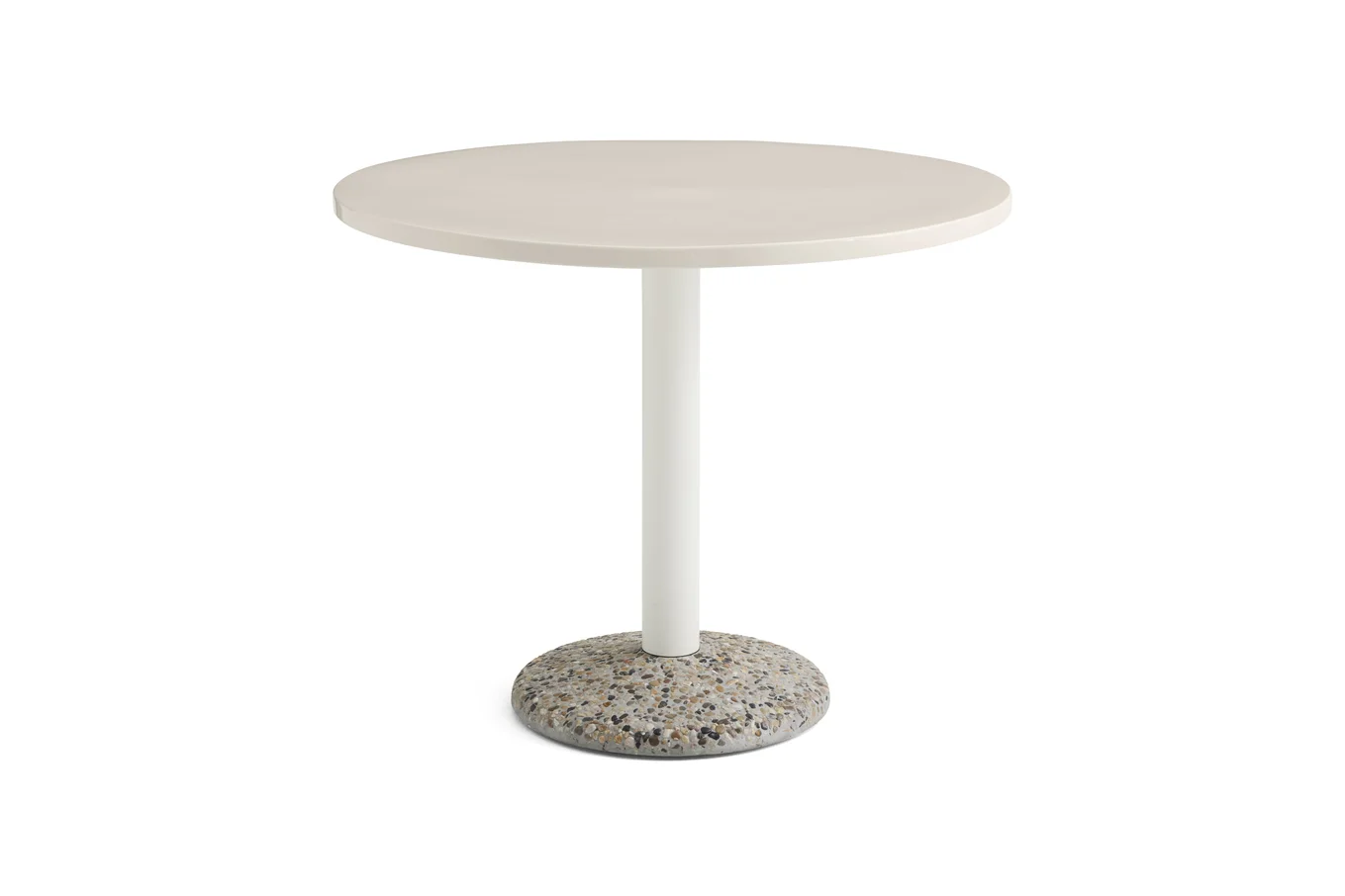 Ceramic Table Ø90 x H74 Warm white
