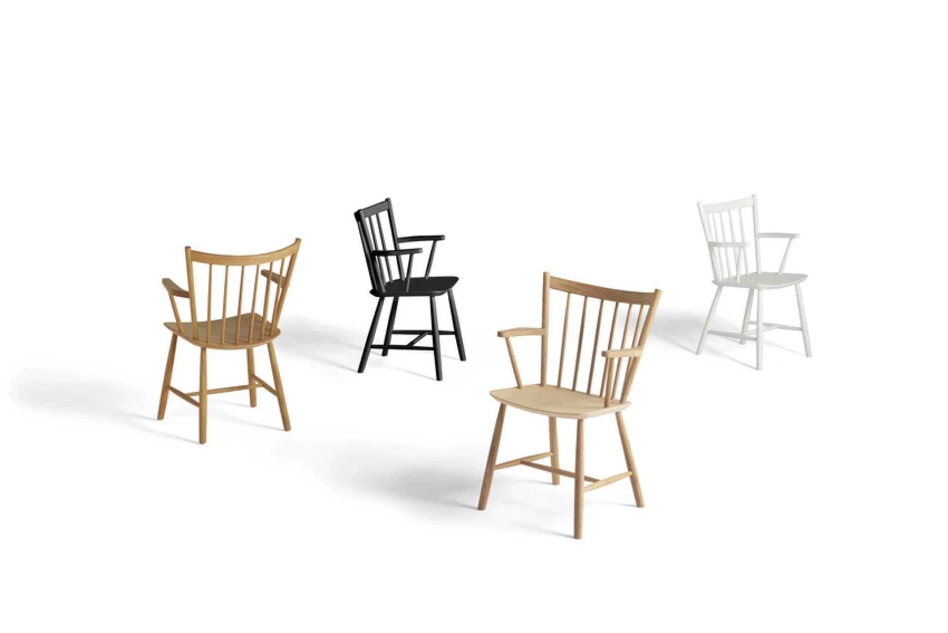 J42 Chair Dark oiled oak