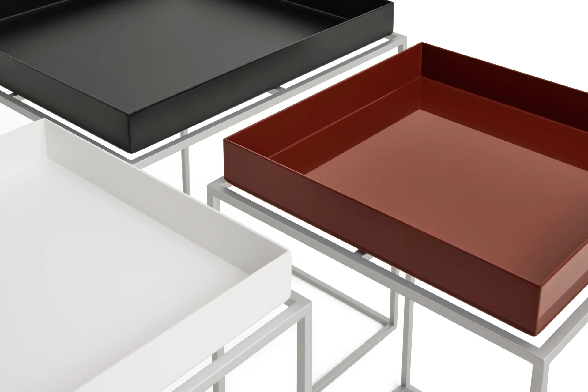 Tray Table Silicon Coated S High L30 x W30 Chocolate 