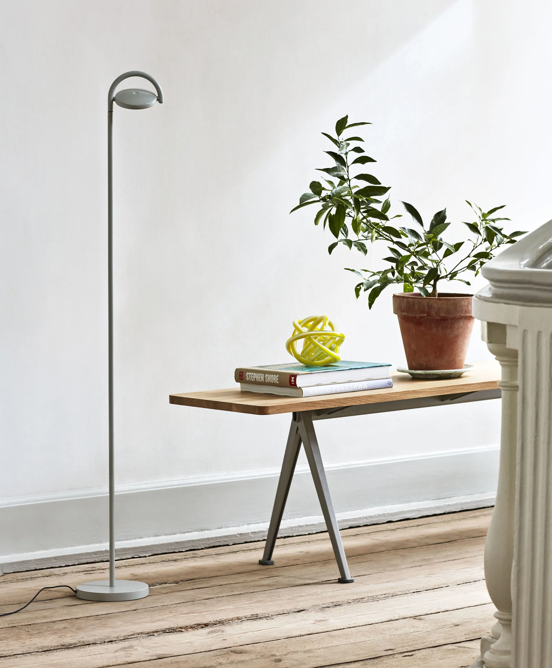 Marselis Floor Lamp Ash grey