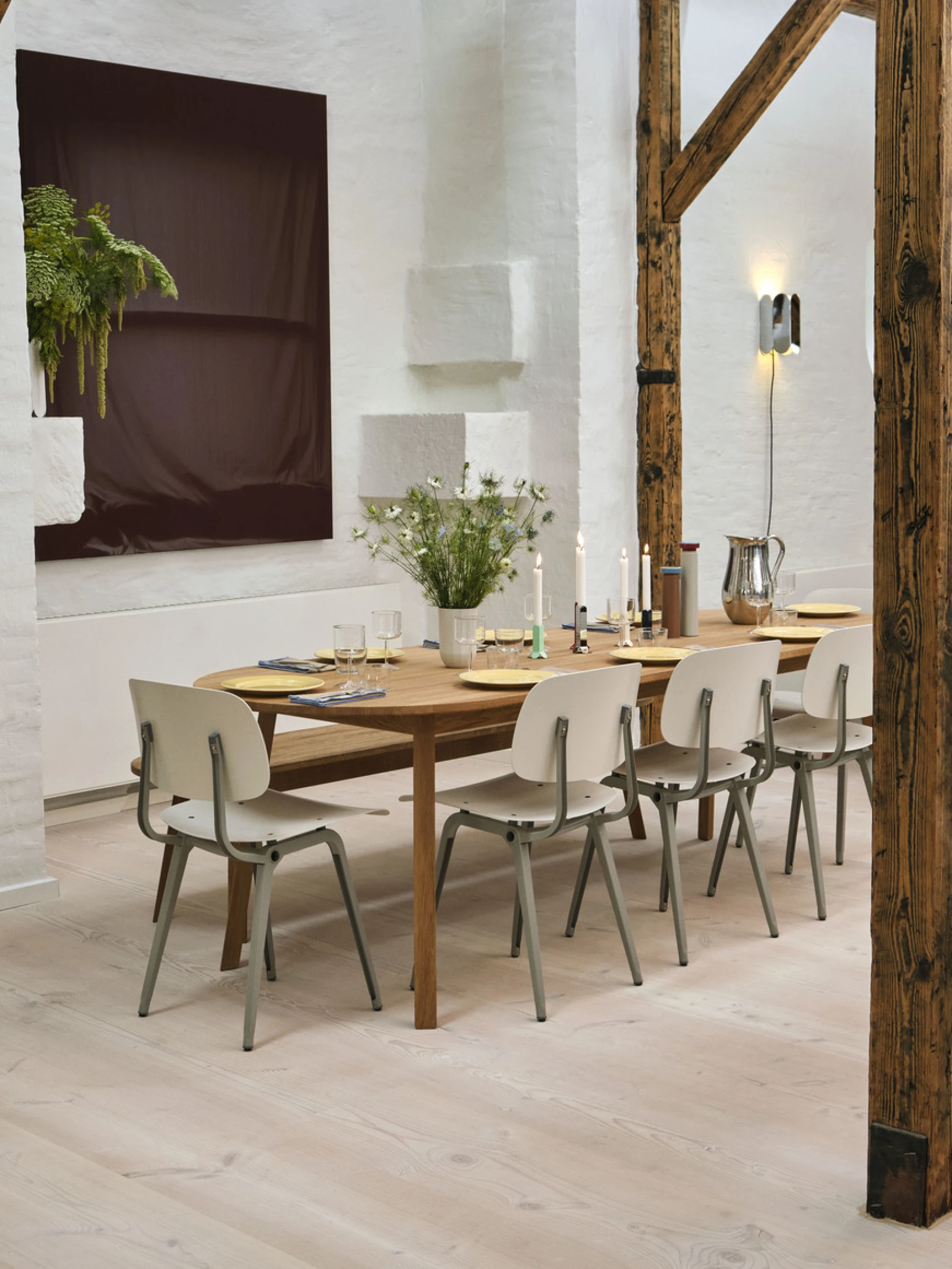 Triangle Leg Table