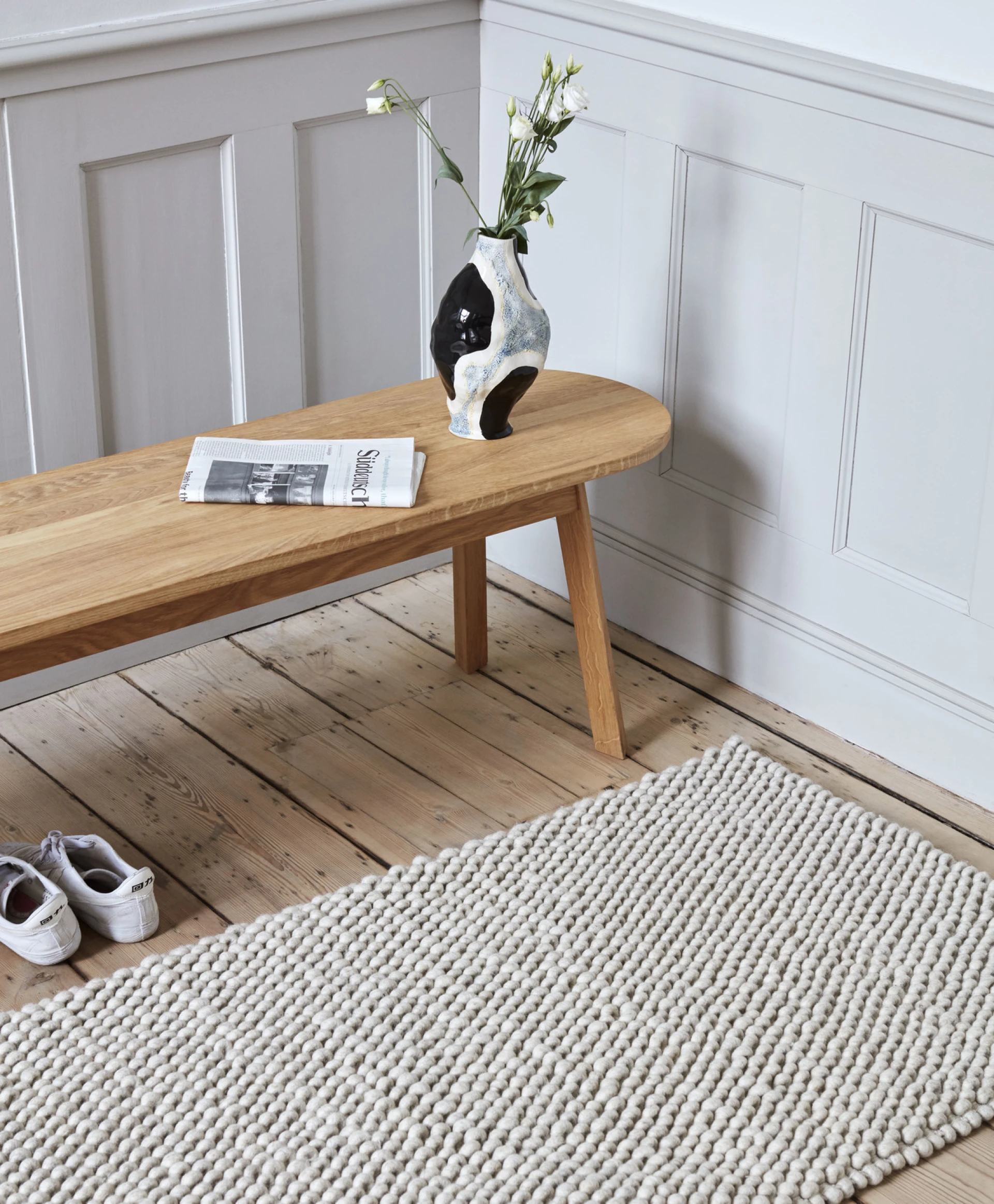 Triangle Leg Bench