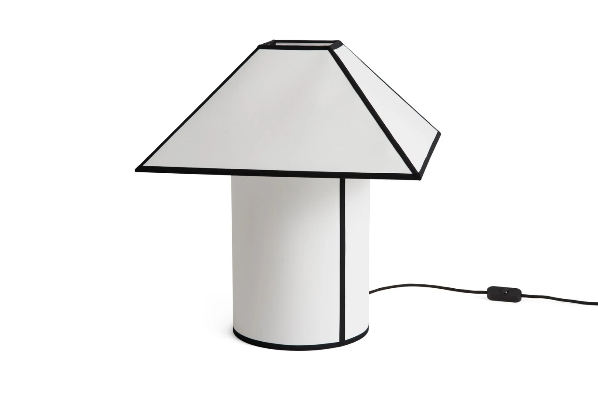 Ava Pyramid Table Lamp 450 White