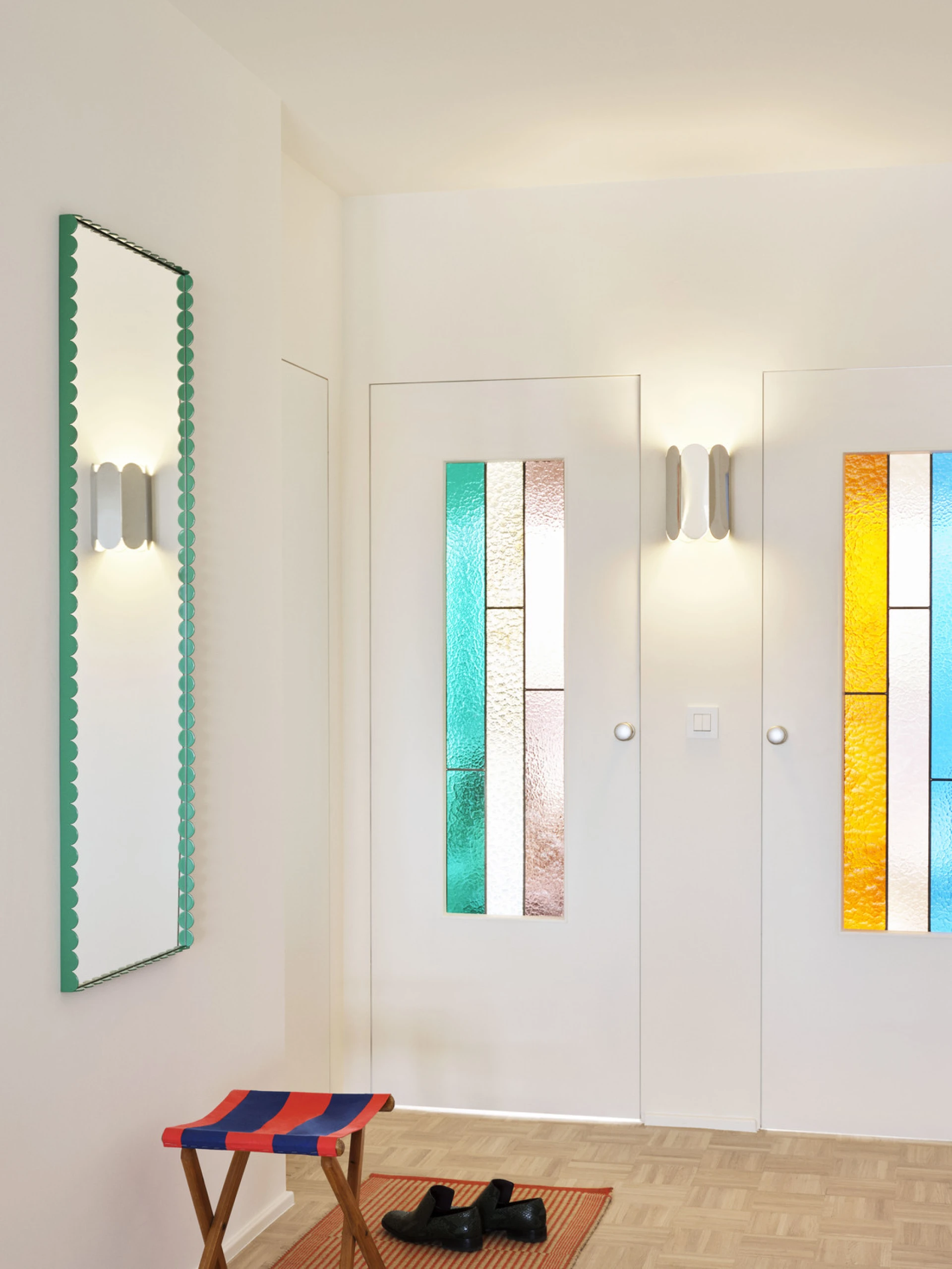 Arcs Mirror Rectangle M Green