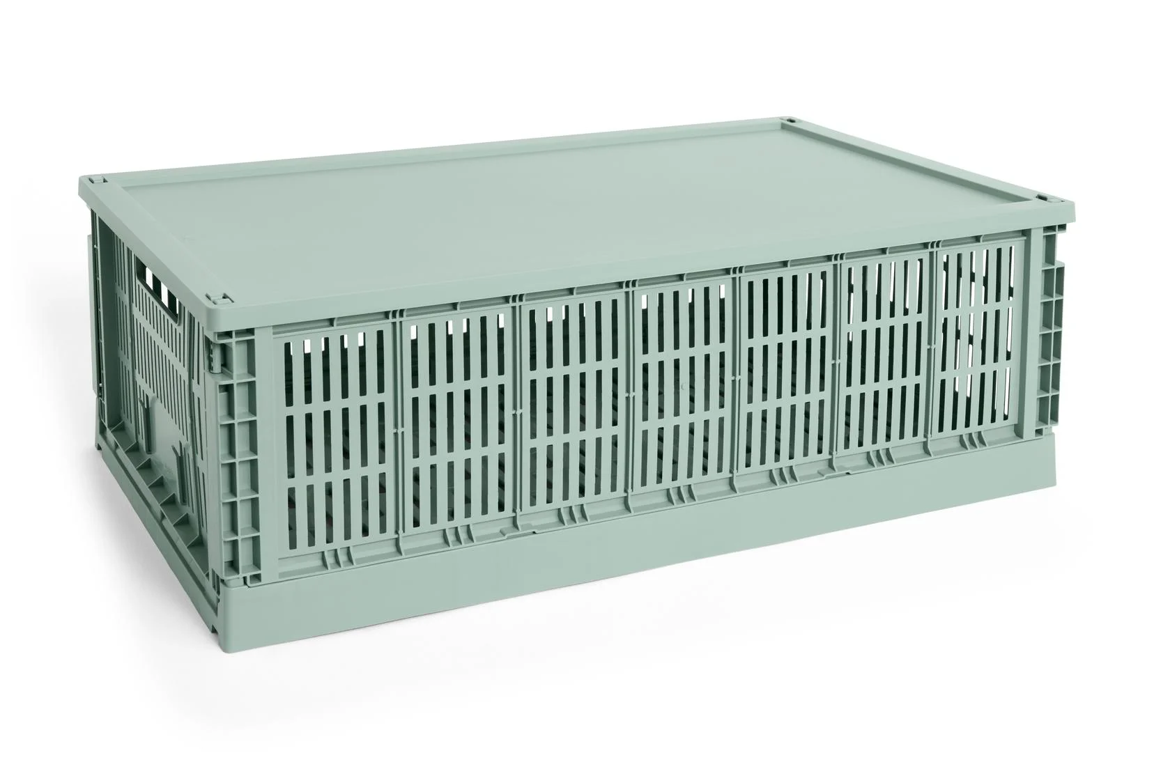 HAY Colour Crate Lid Plastic X-Large Sage green